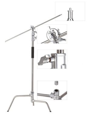 Cho thuê thiết bị chân đèn C Stand Inox
