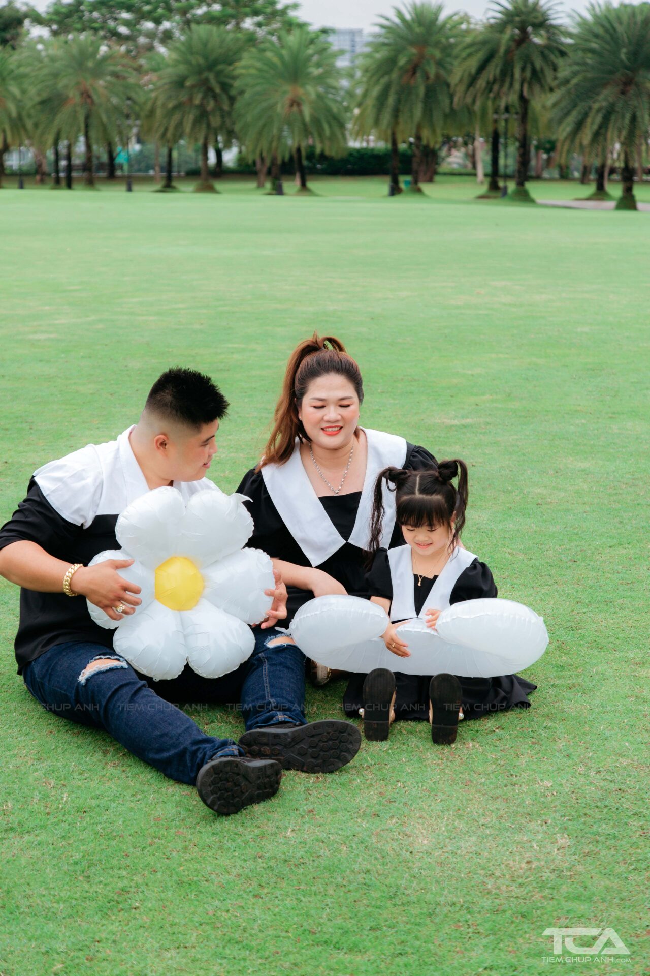 chụp ảnh gia đình Sài Gòn cute