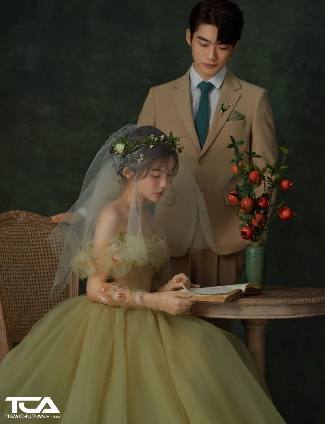 chụp ảnh cưới tại studio tphcm
