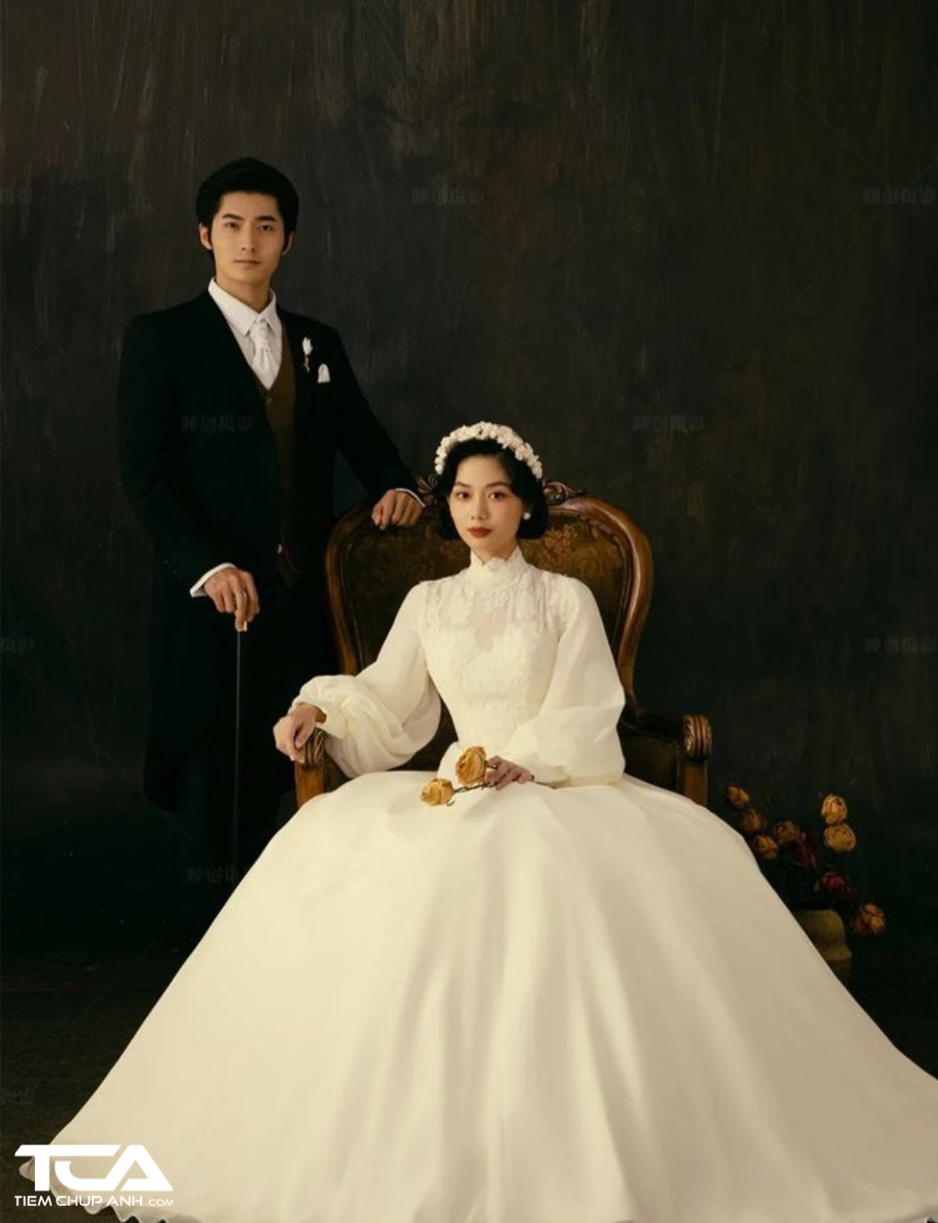 ảnh cưới chụp tại studio