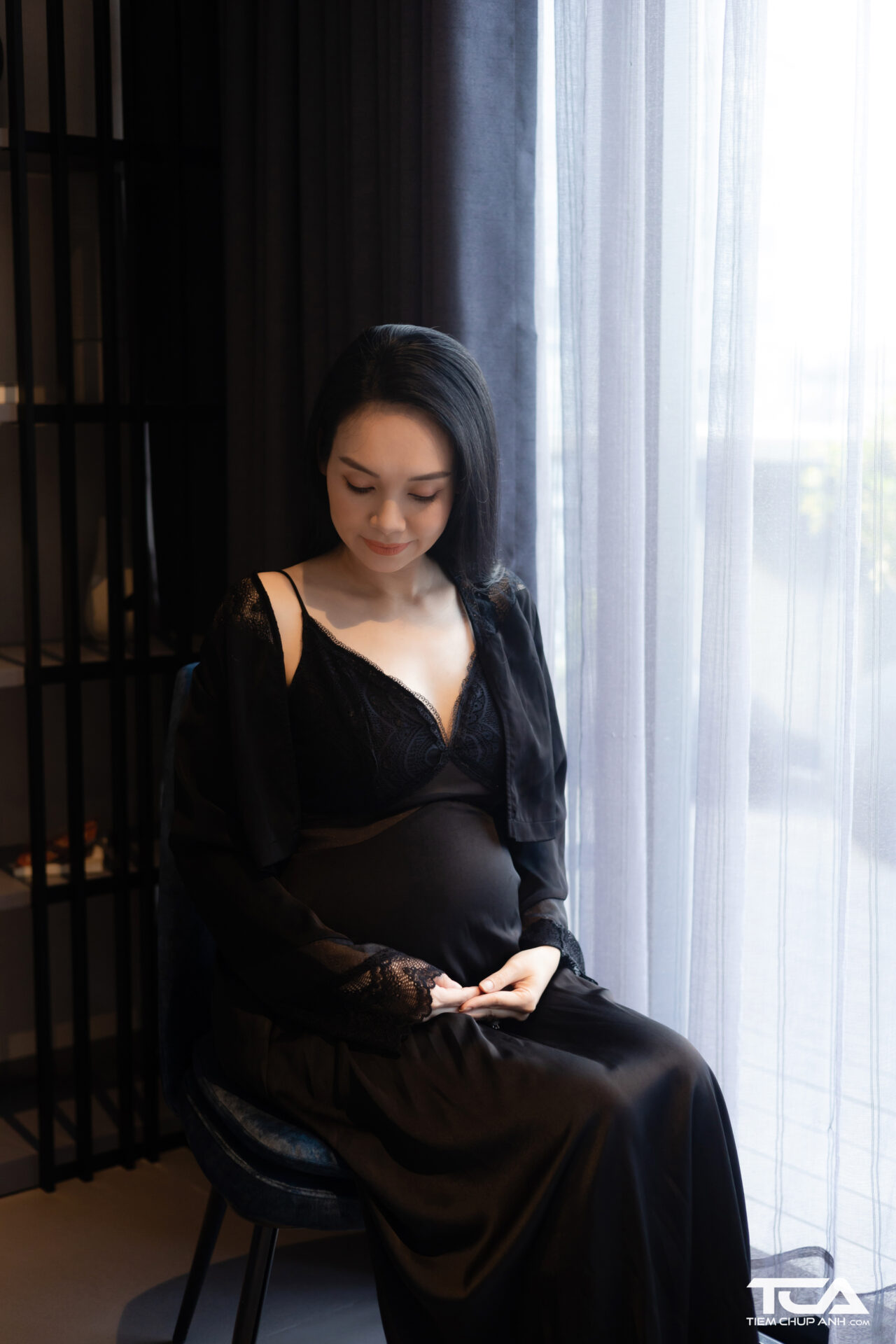 chụp hình bầu tại nhà