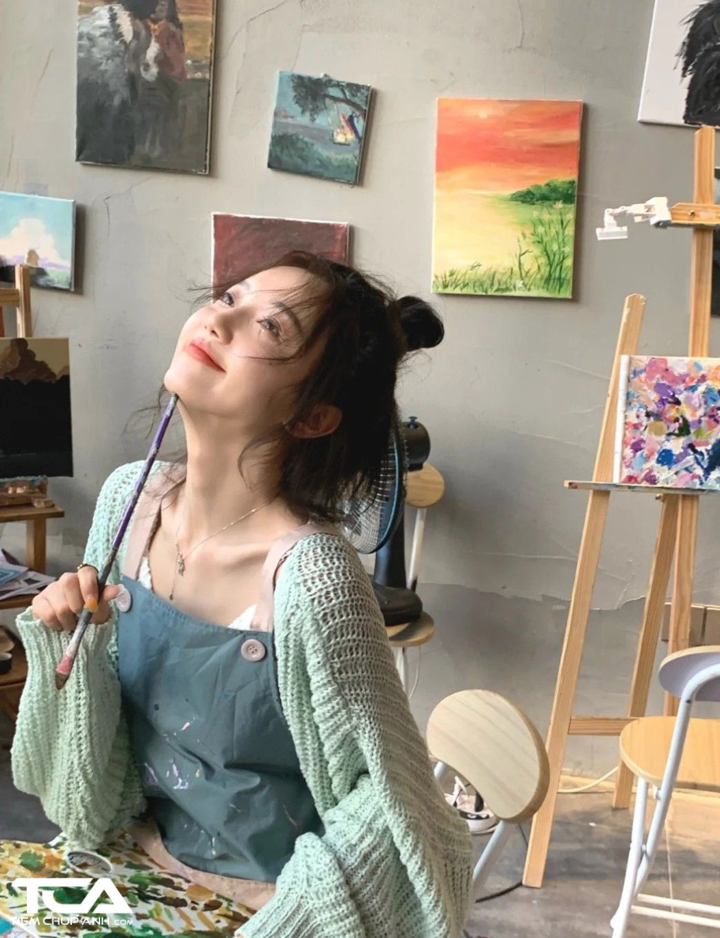 chụp tranh vẽ