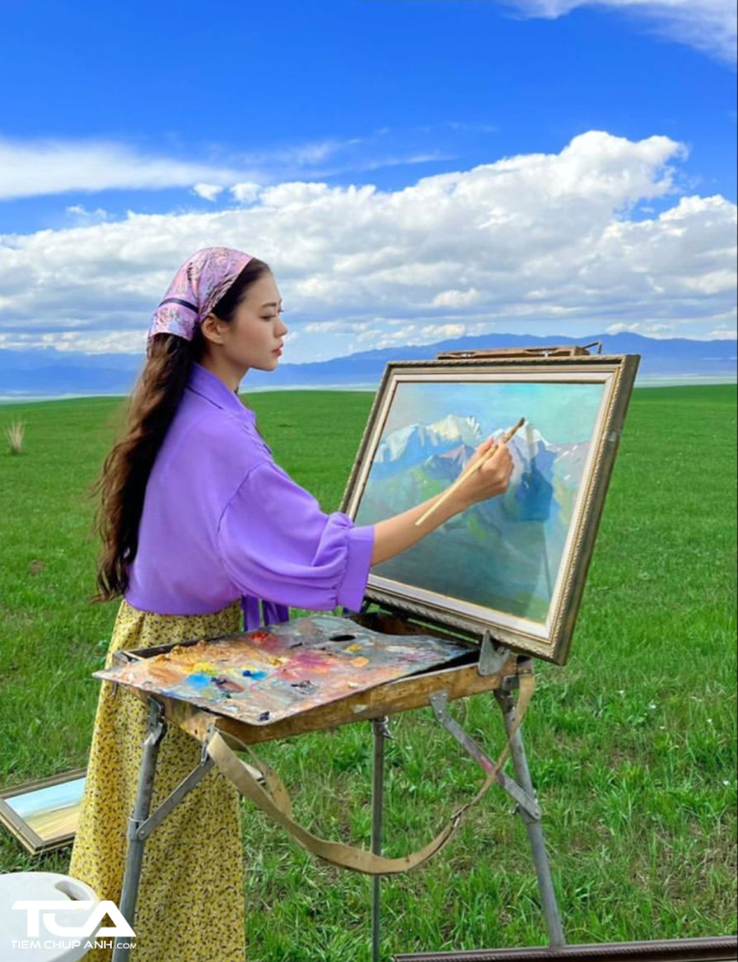 cách chụp ảnh tranh vẽ đẹp