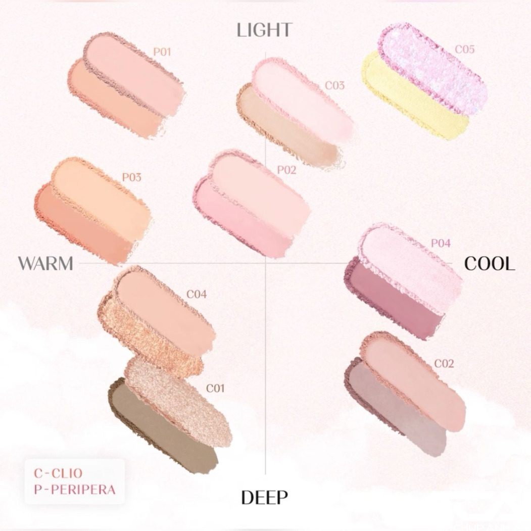 màu highlight trang điểm đẹp