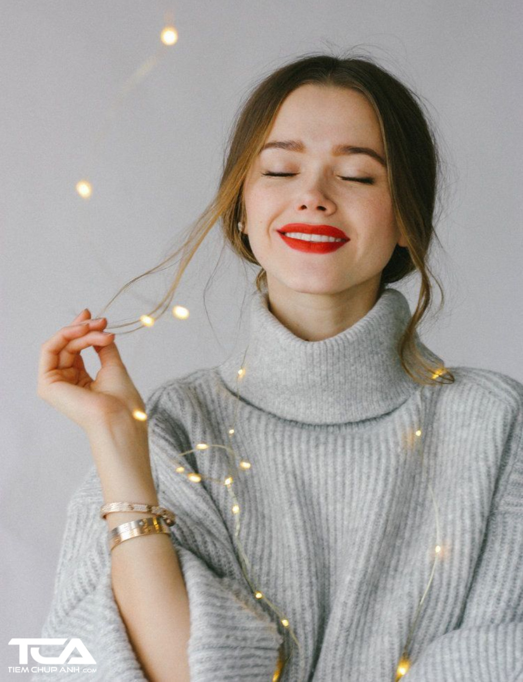 Cách chụp ảnh với dây đèn led