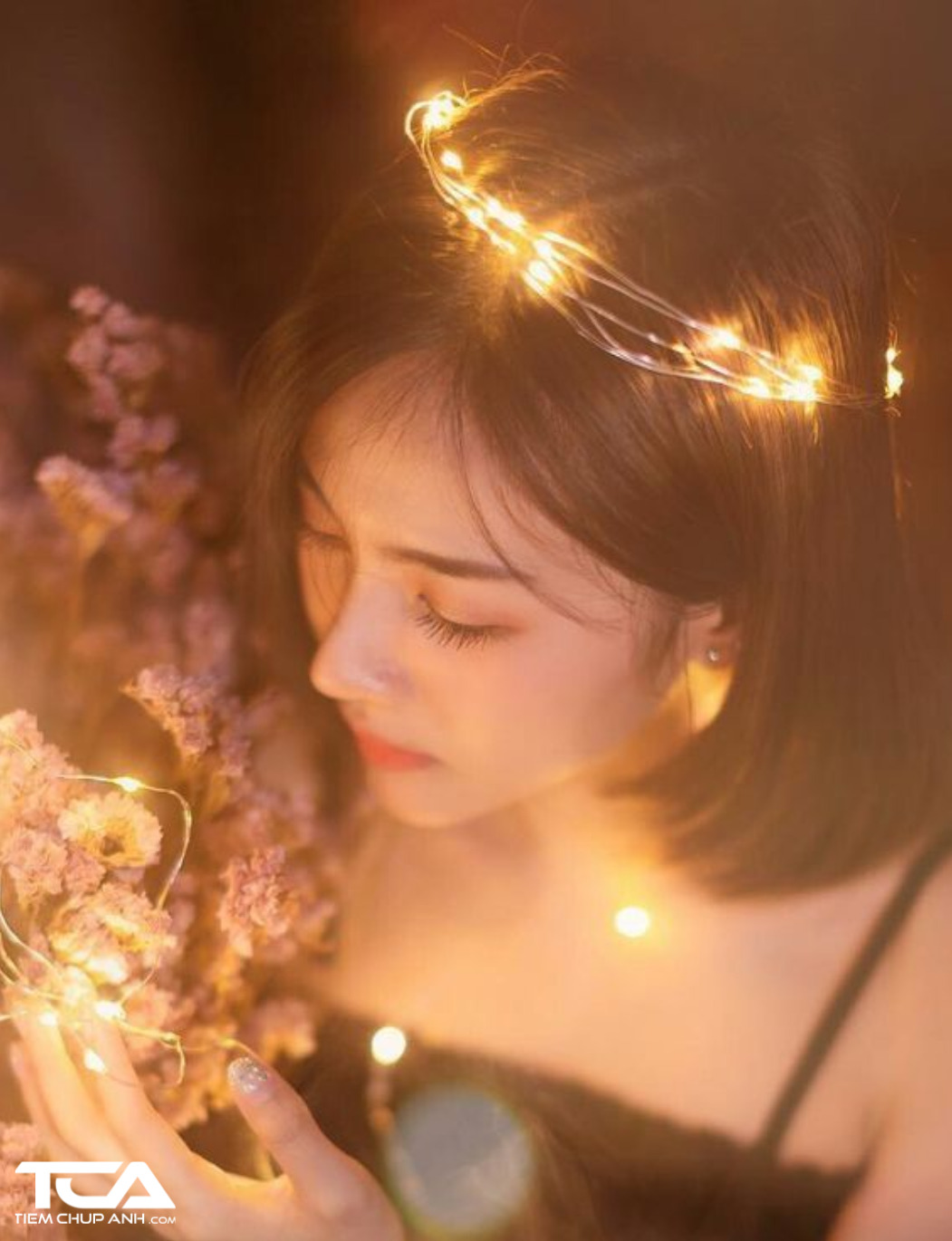 Cách chụp ảnh với dây đèn led