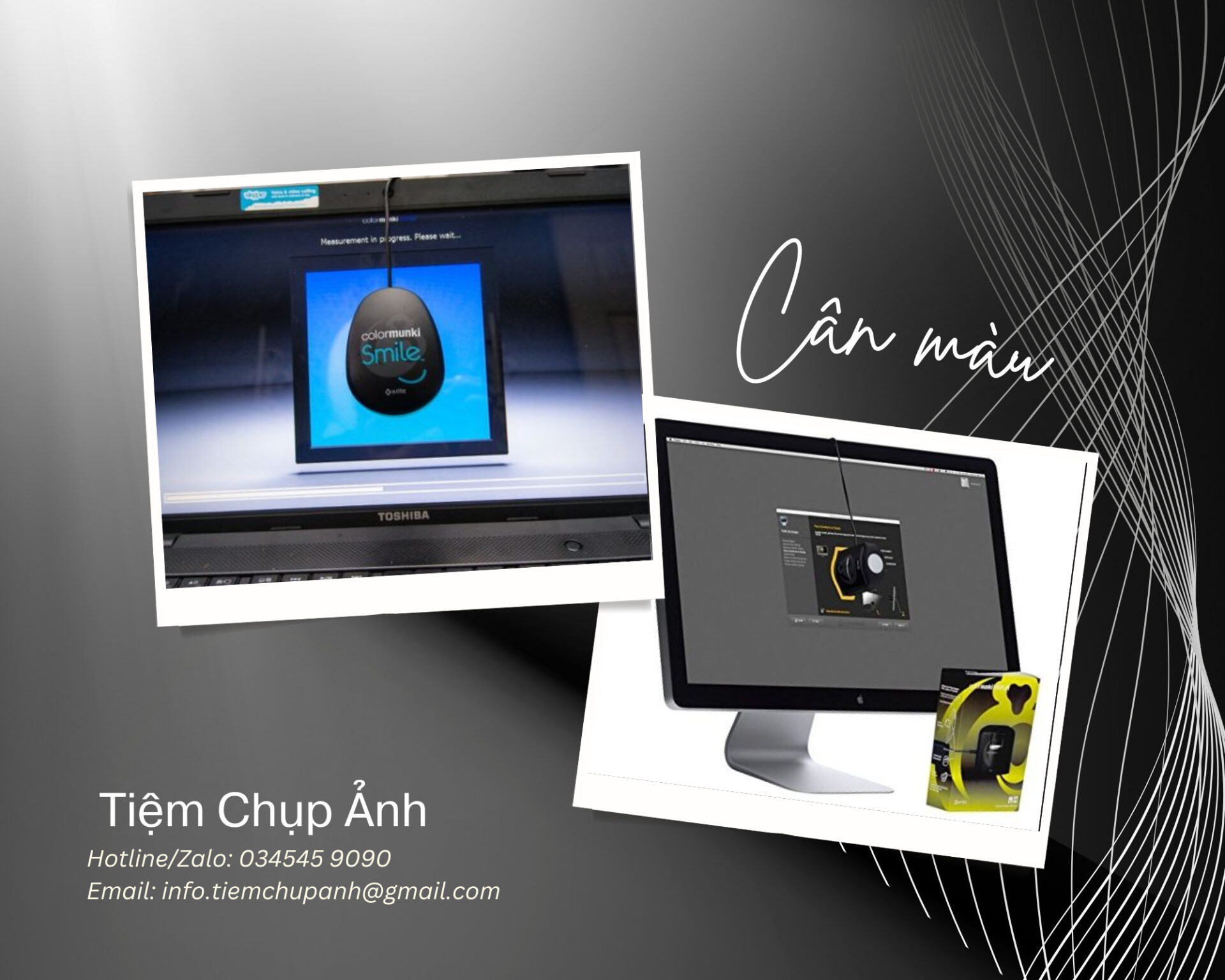 dịch vụ cân màu màn hình tại nhà