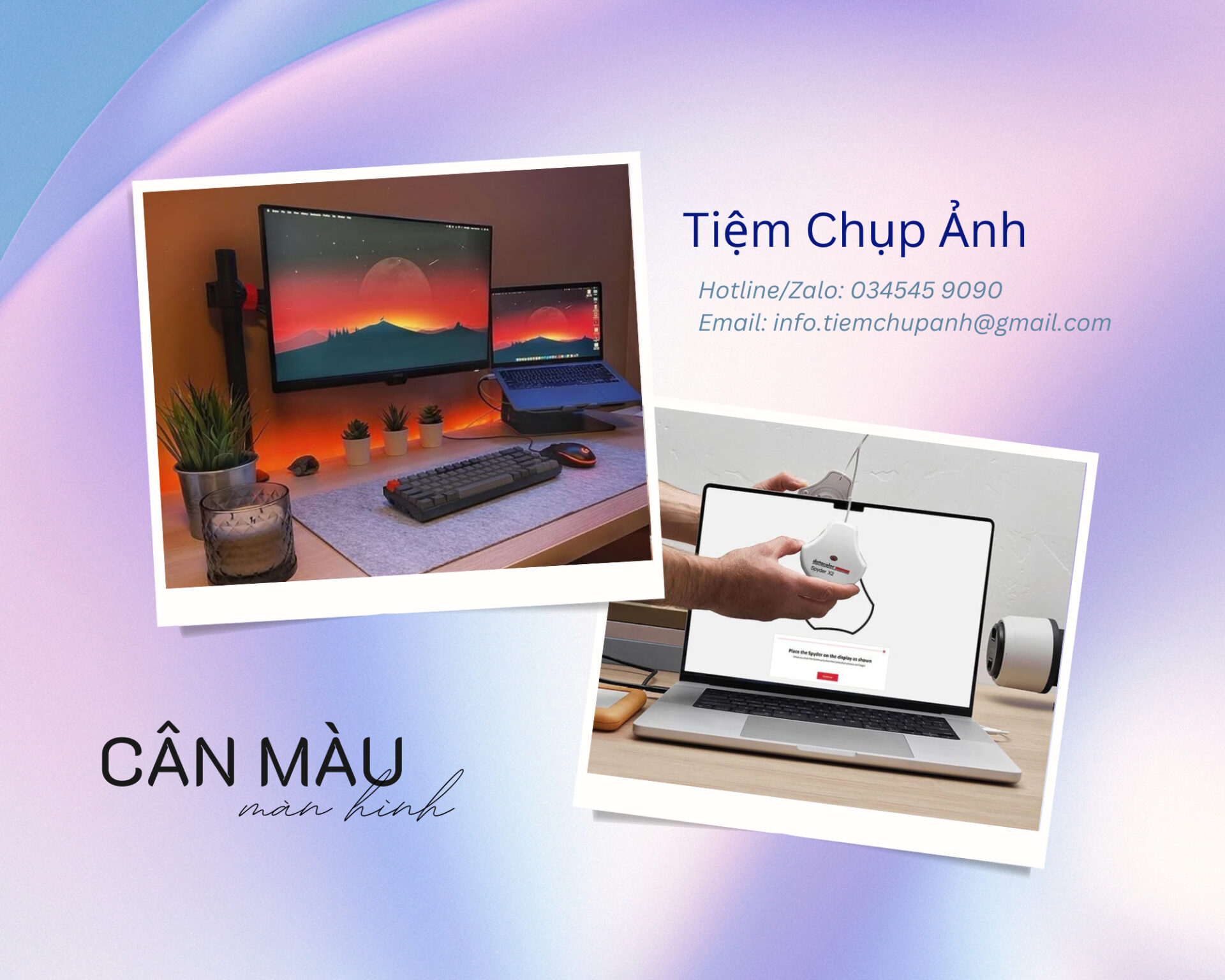 dịch vụ cân màu màn hình hà nội