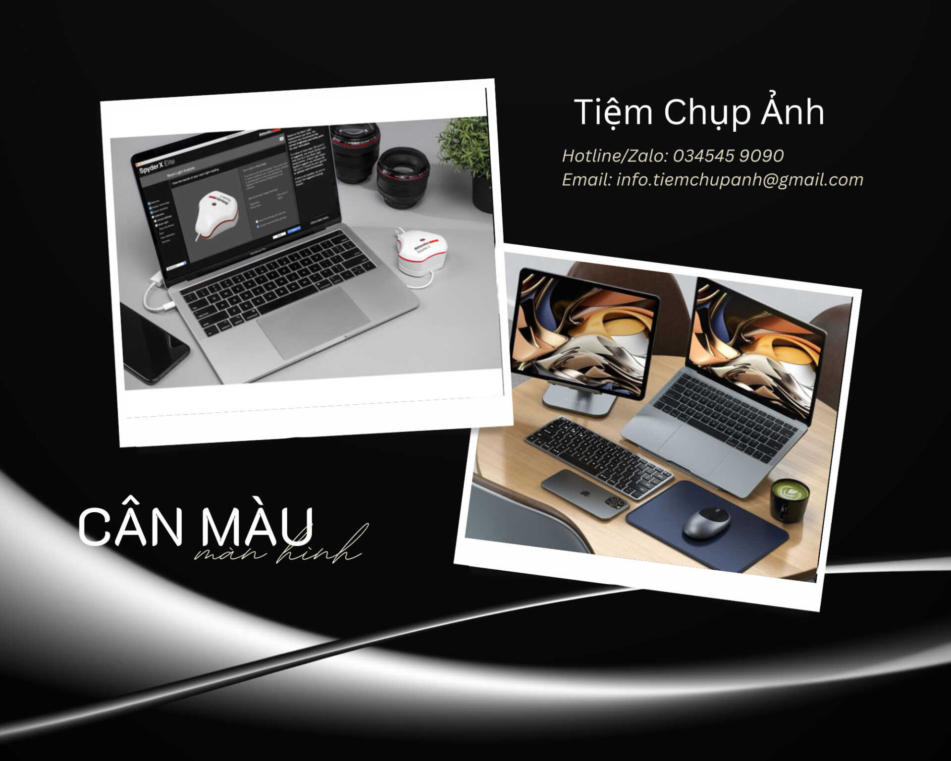 thiết bị cân màu màn hình