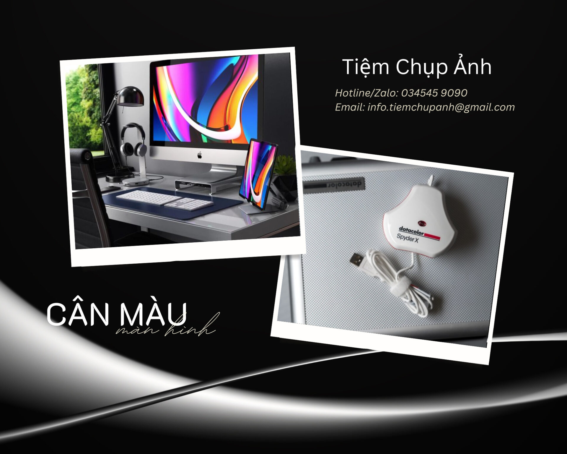 cục cân màu màn hình