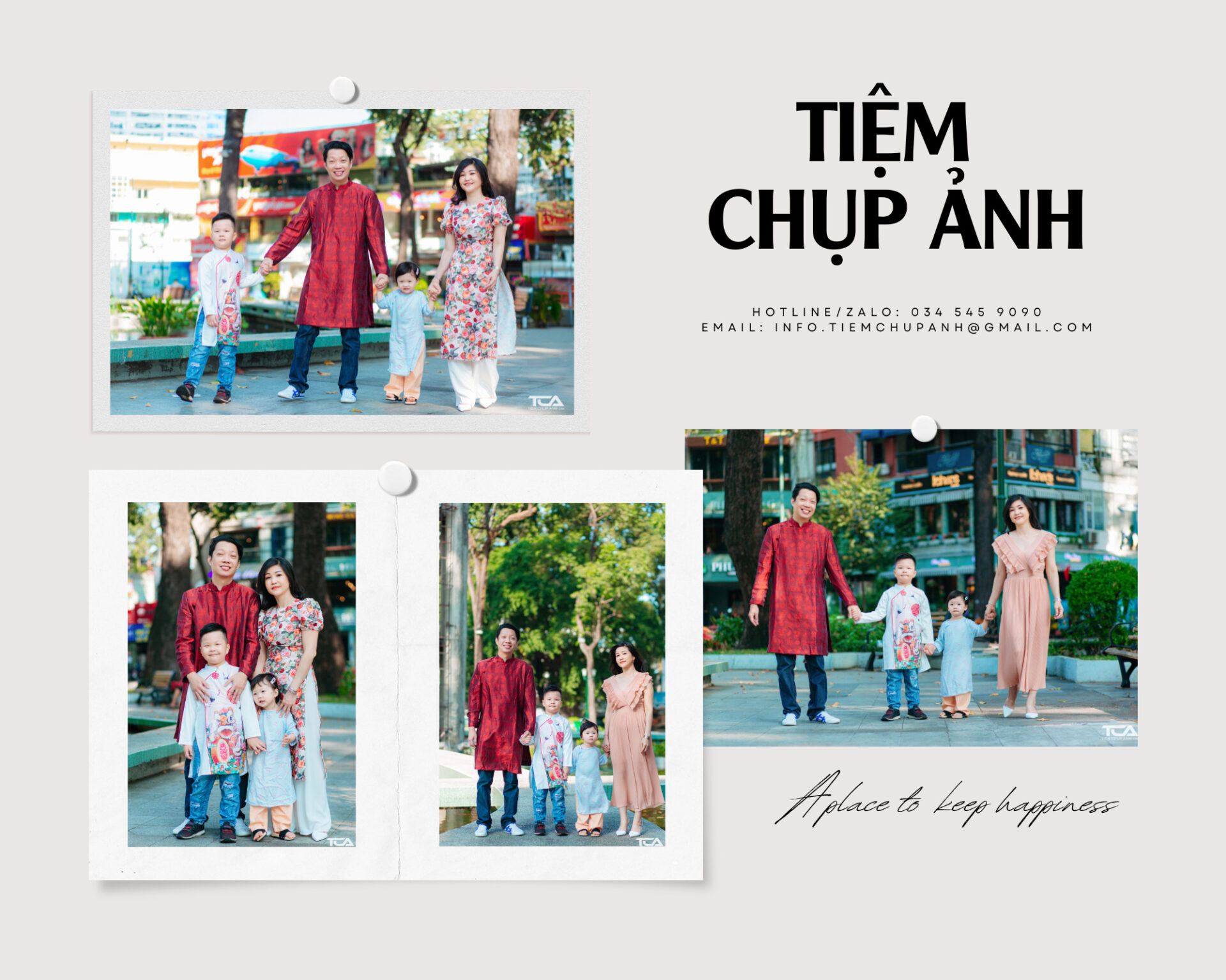 chụp ảnh tết cho gia đình
