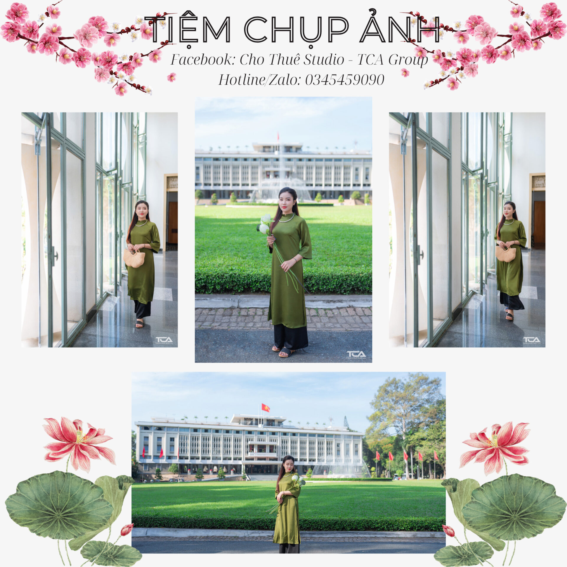 chụp ảnh tết sài gòn