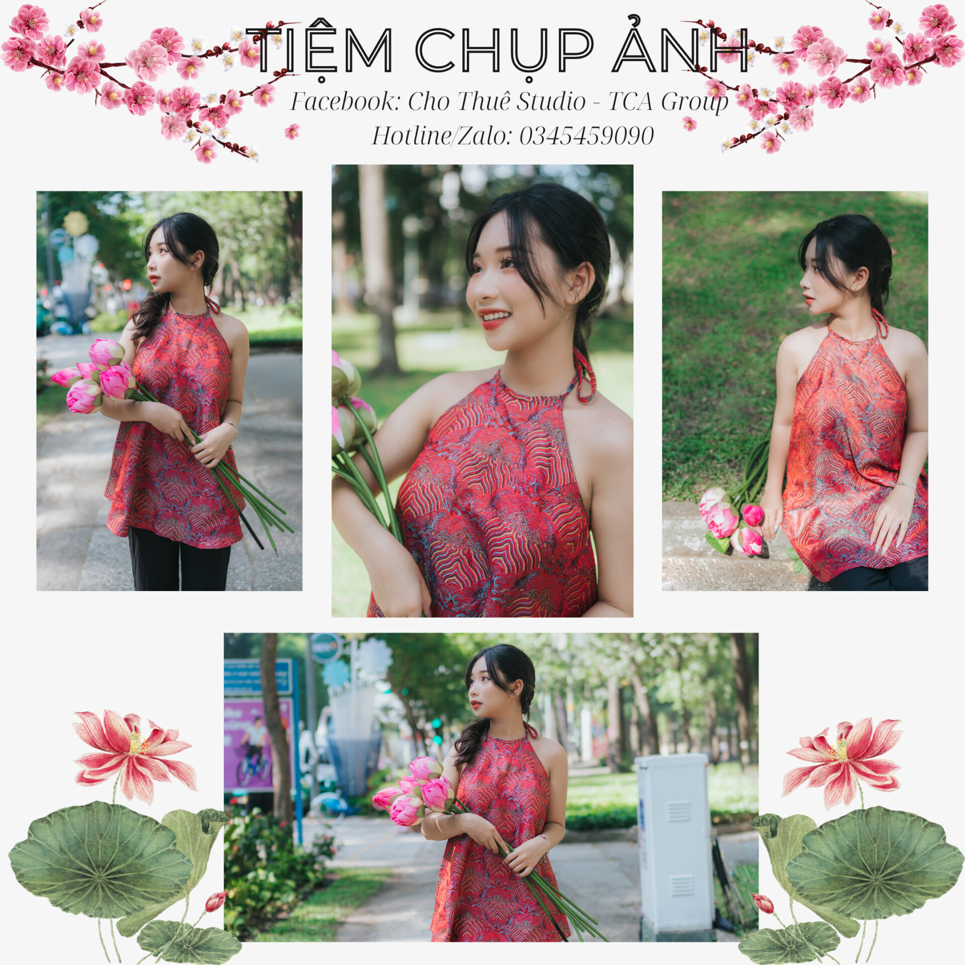 chụp hình tết đẹp ở sài gòn