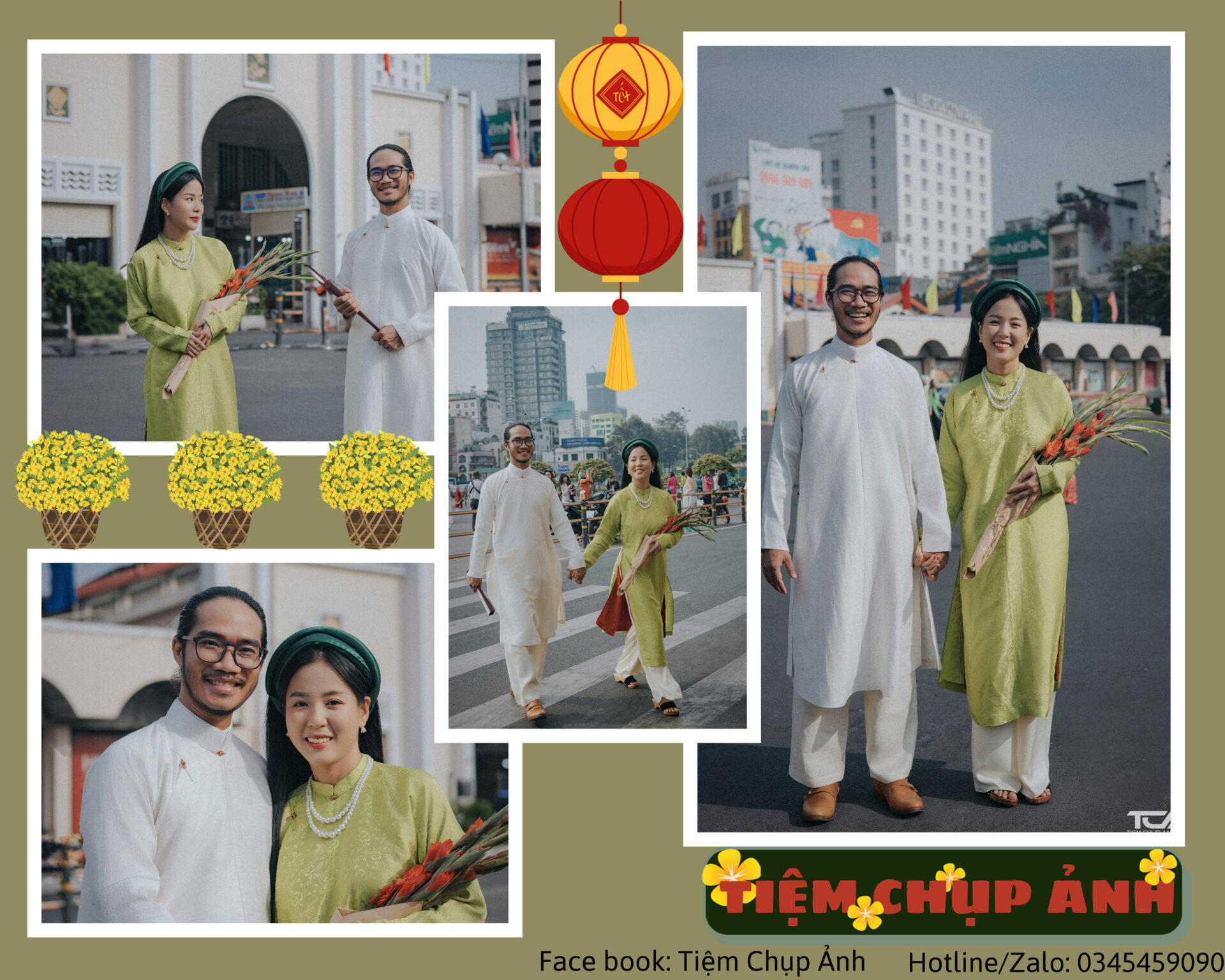 chụp hình tết couple