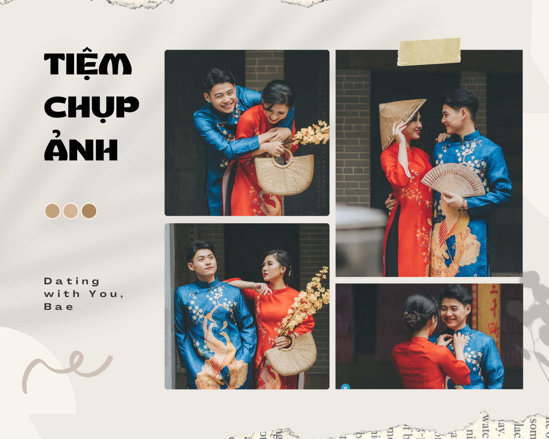 chụp ảnh tết đôi