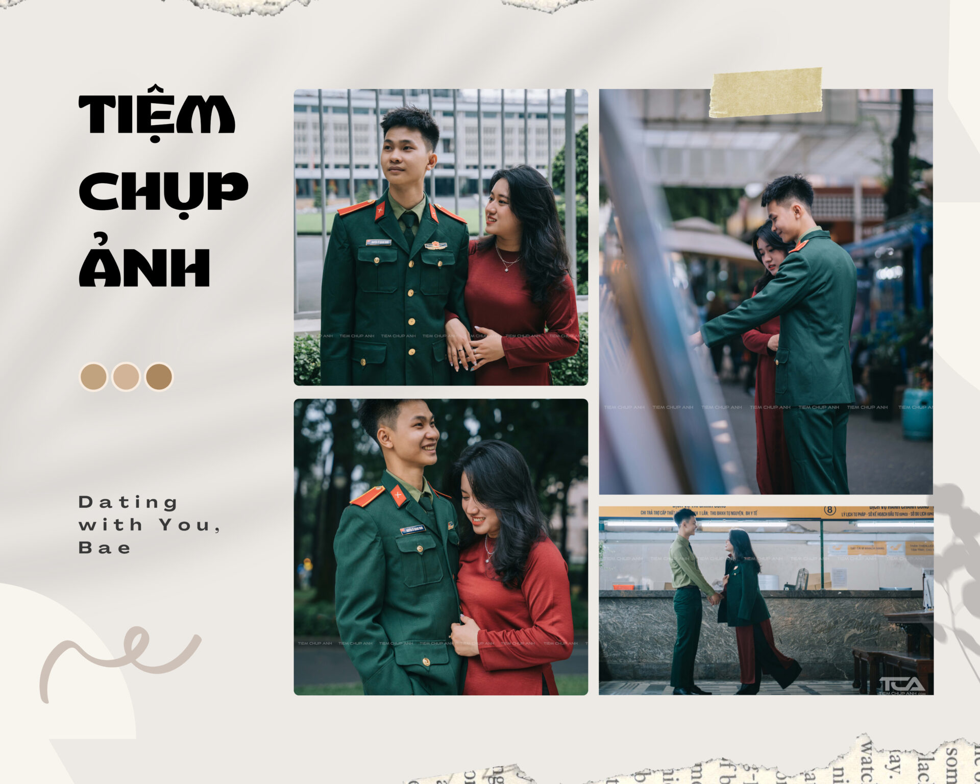 chup ảnh tết