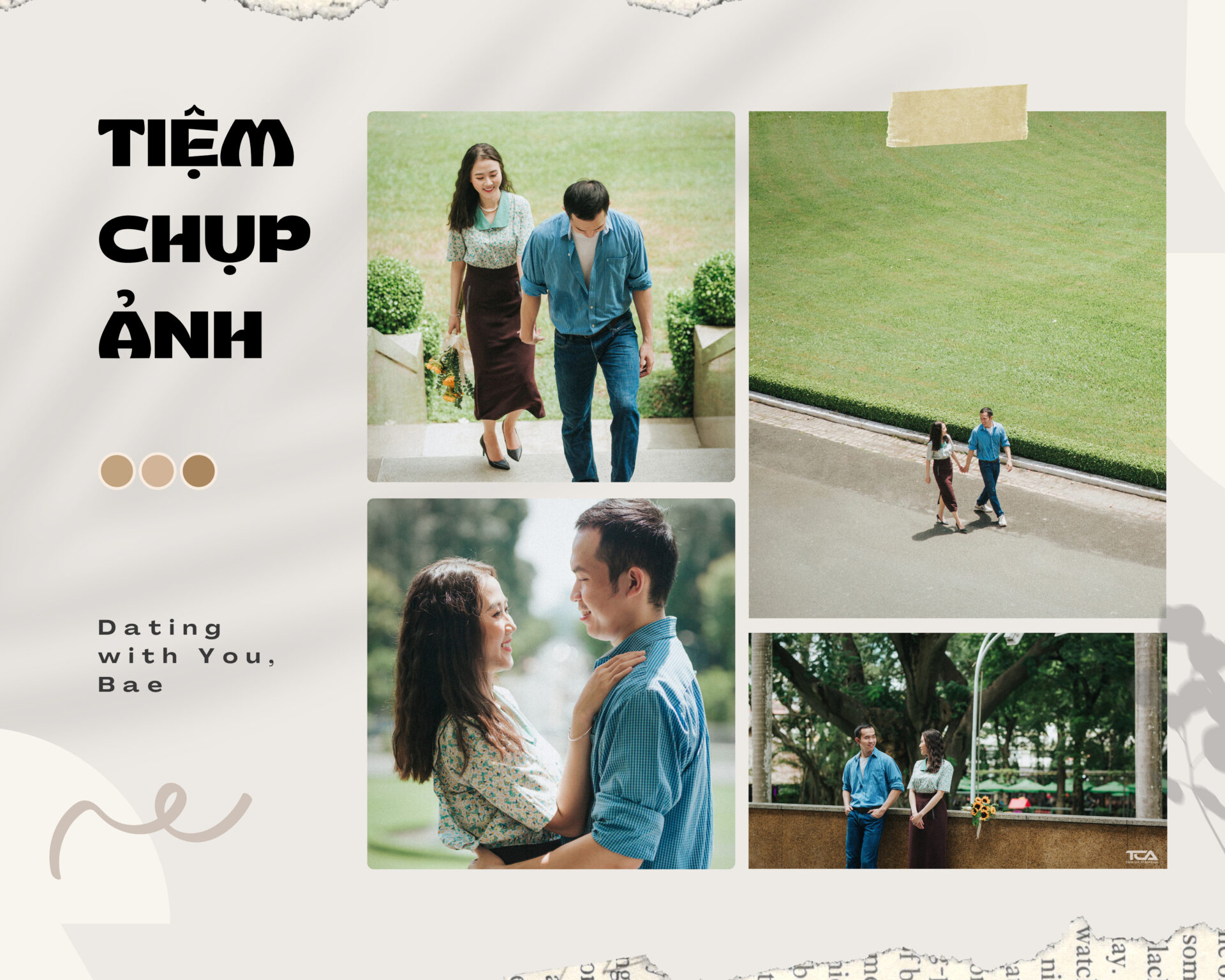 chụp ảnh tết cặp đôi