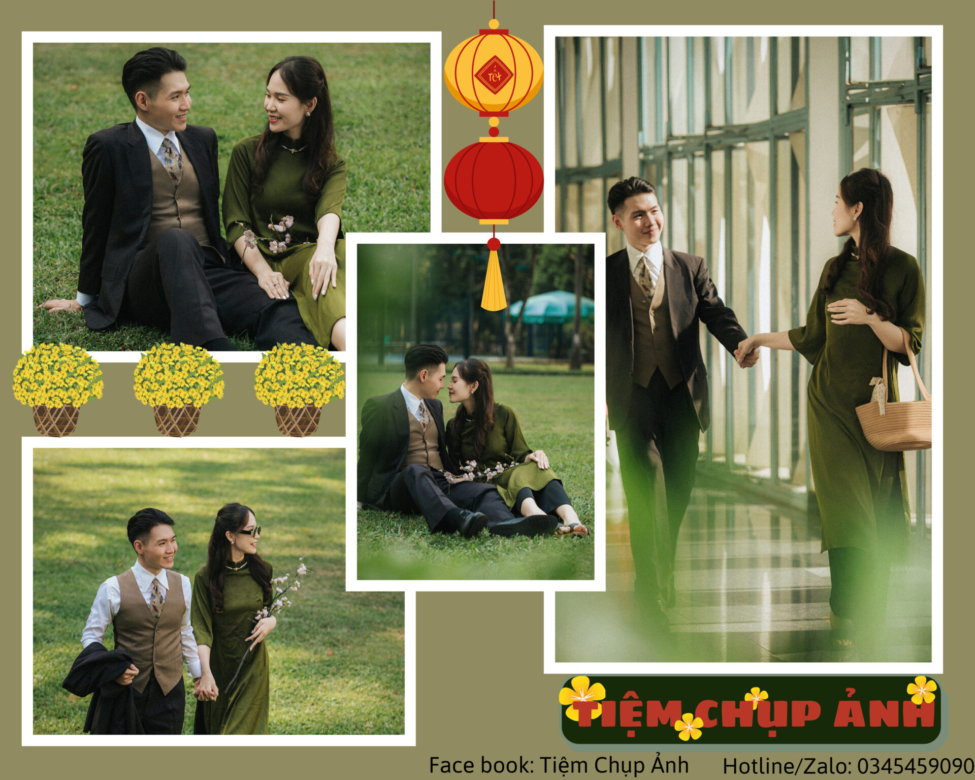 chụp ảnh tết couple