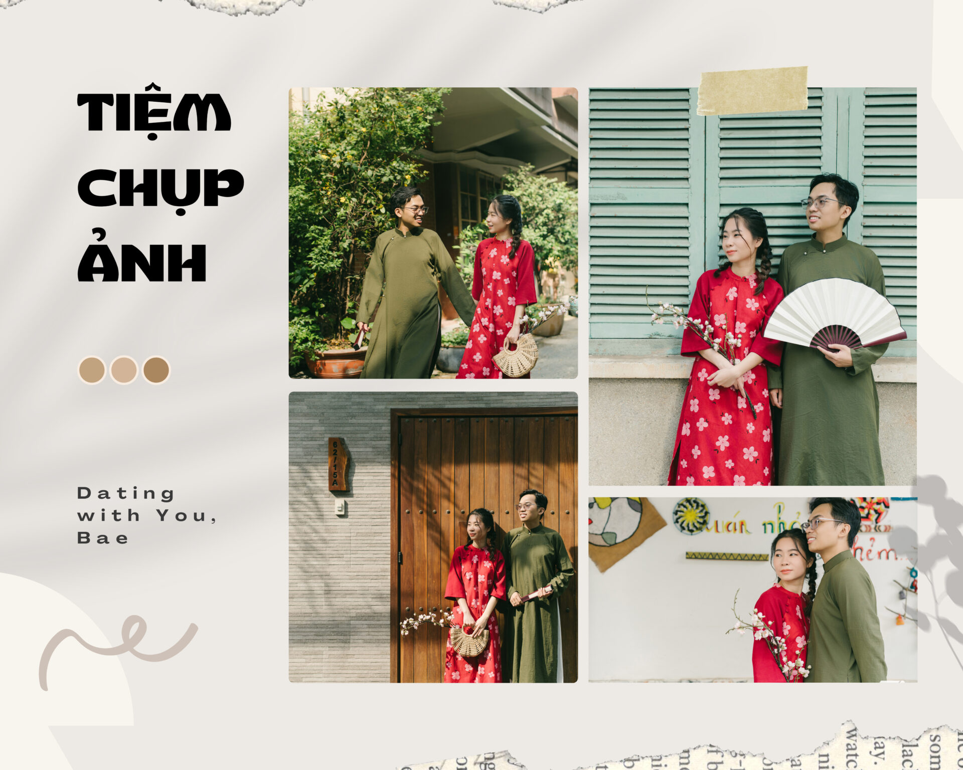 chụp ảnh tết đôi