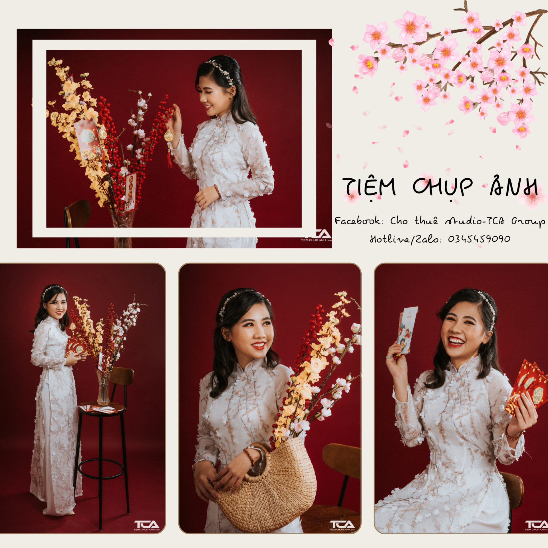 chụp hình tết studio
