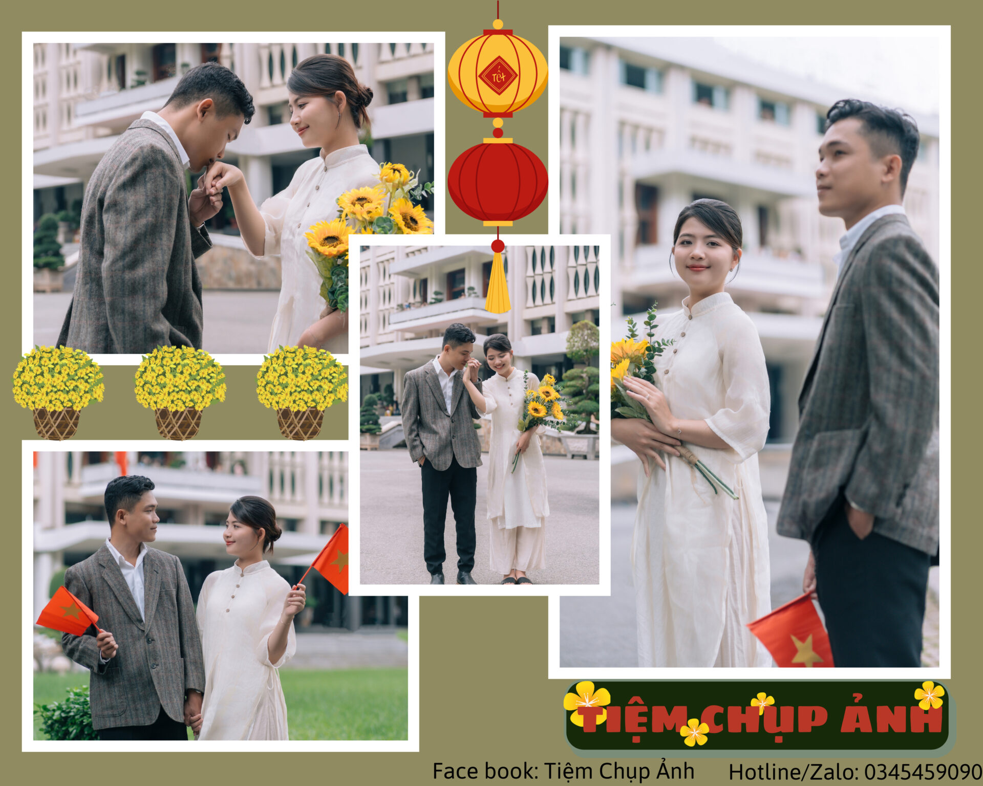 chụp ảnh tết với người yêu