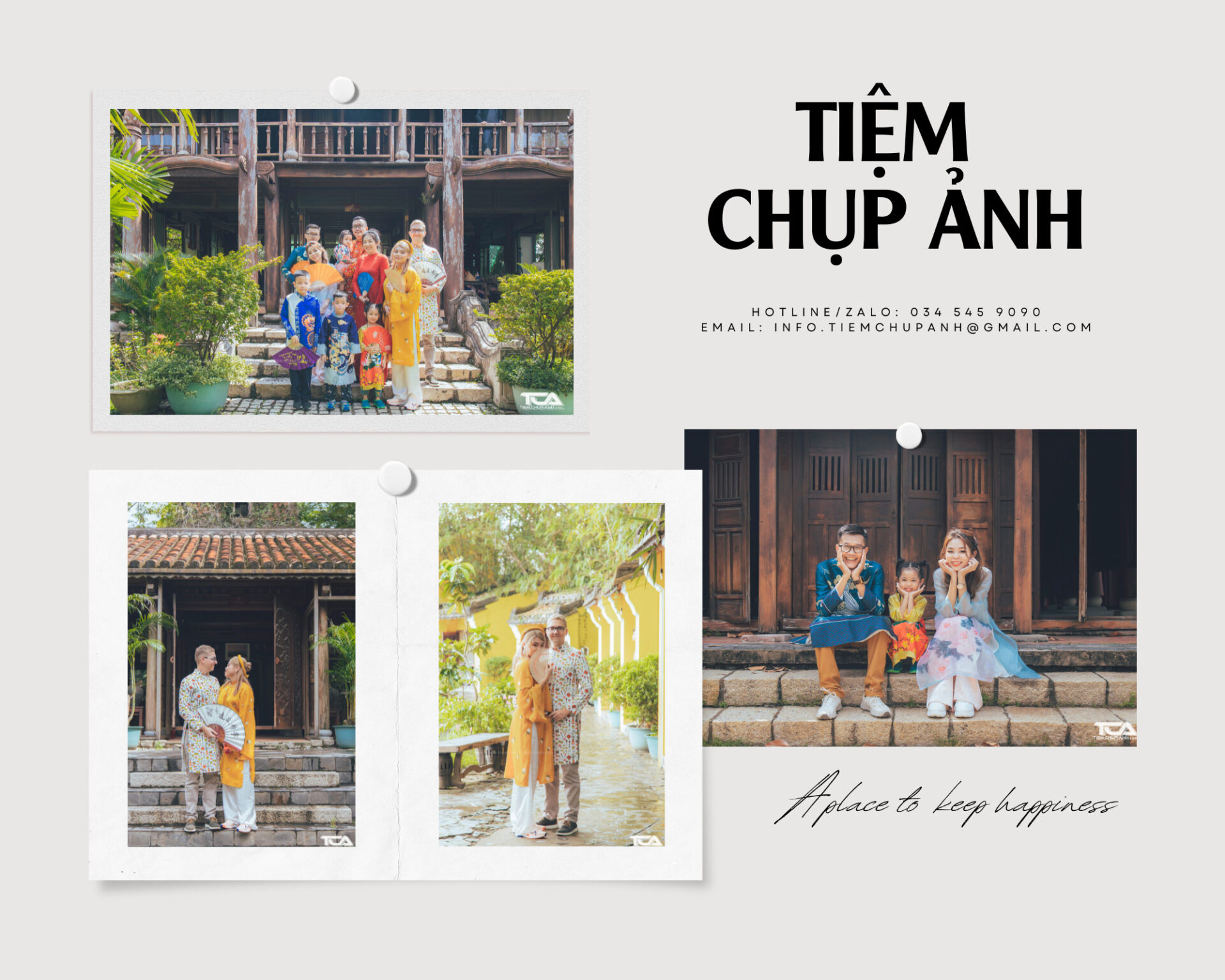 chụp ảnh tết gia đình