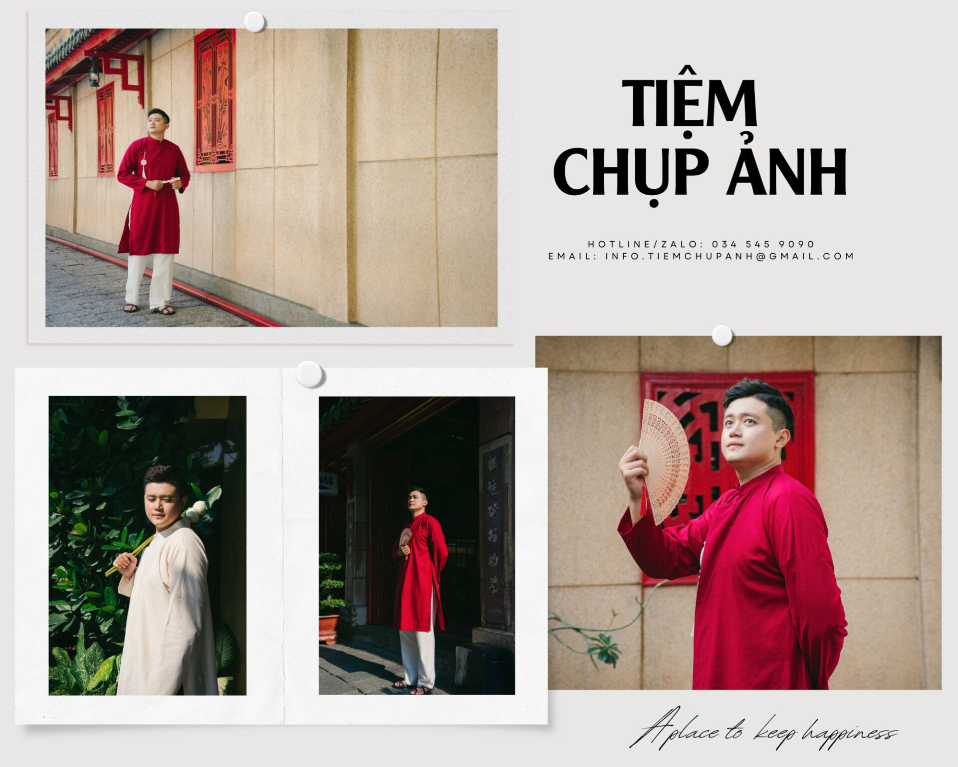 Chụp Tết nam