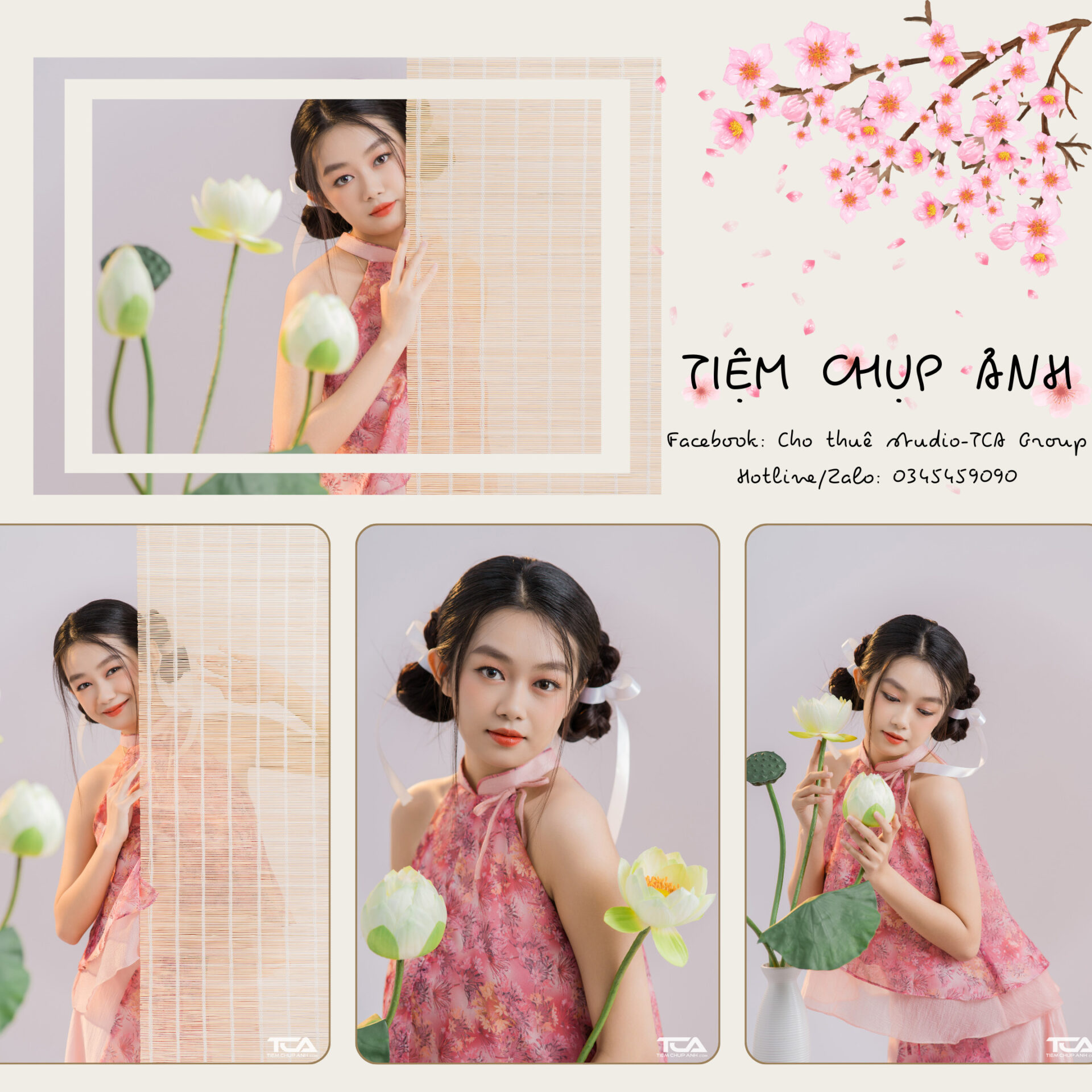 studio chụp hình tết