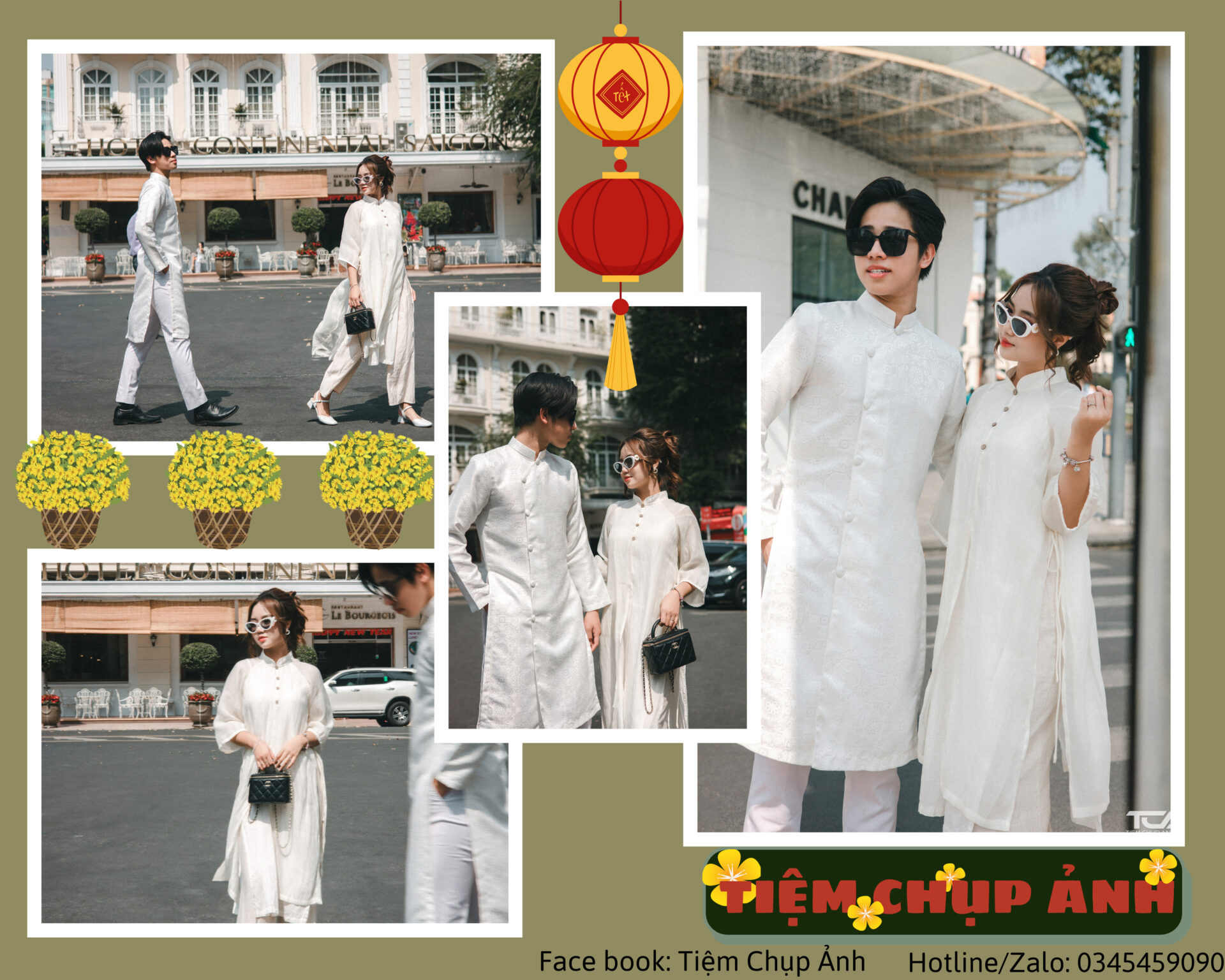 chụp hình tết couple