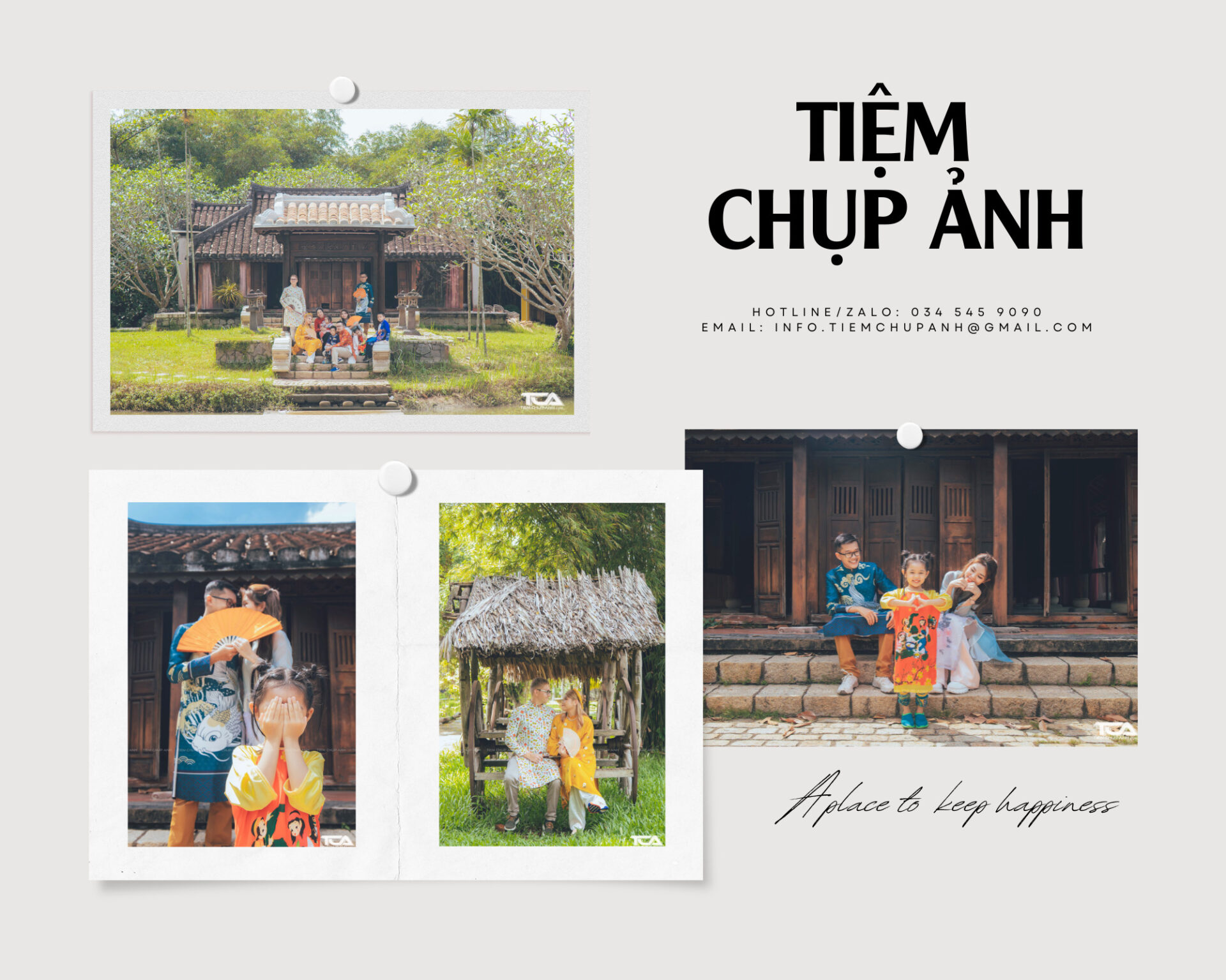 chụp ảnh tết cho gia đình