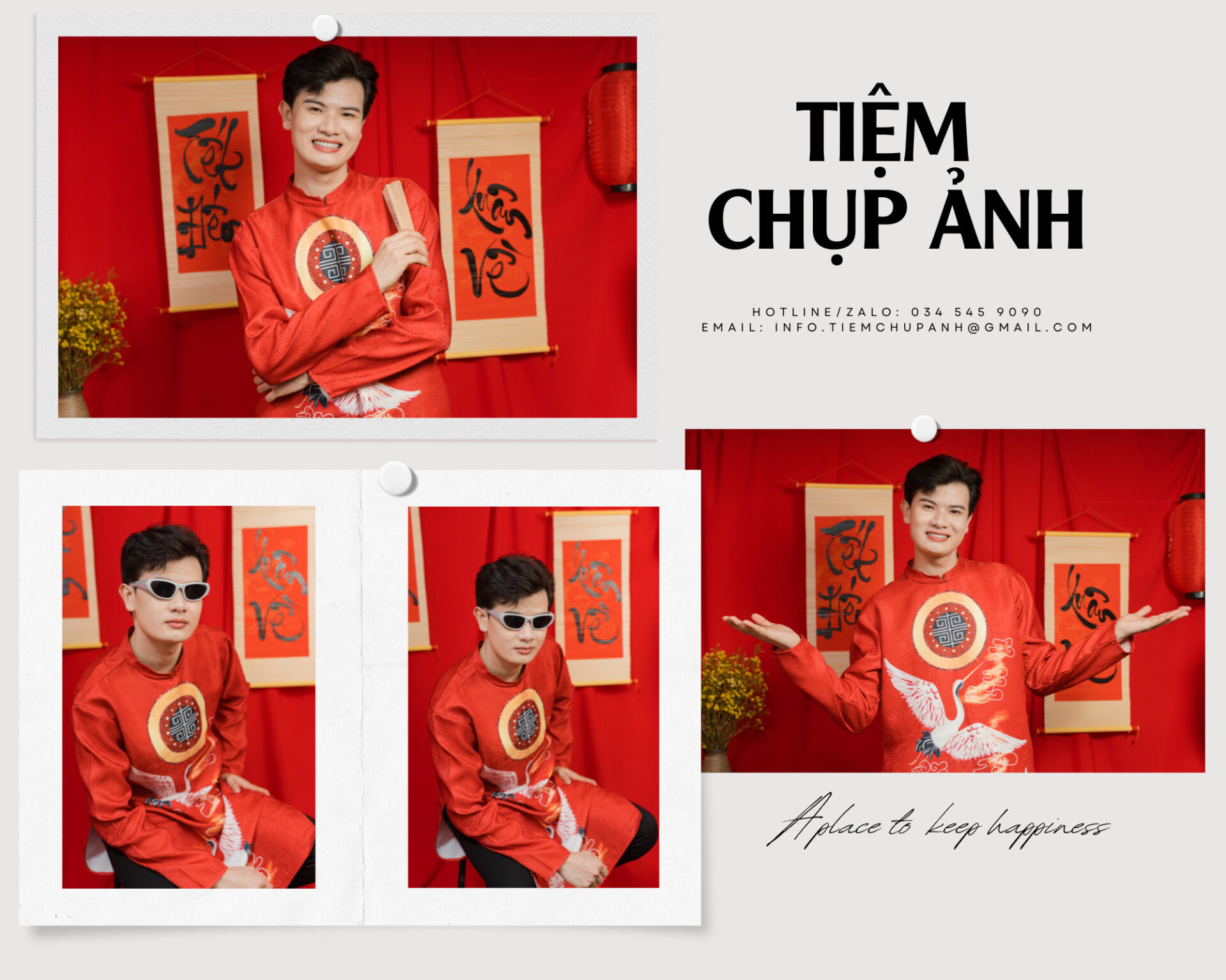 Chụp ảnh Tết nam Chụp ảnh Tết nam