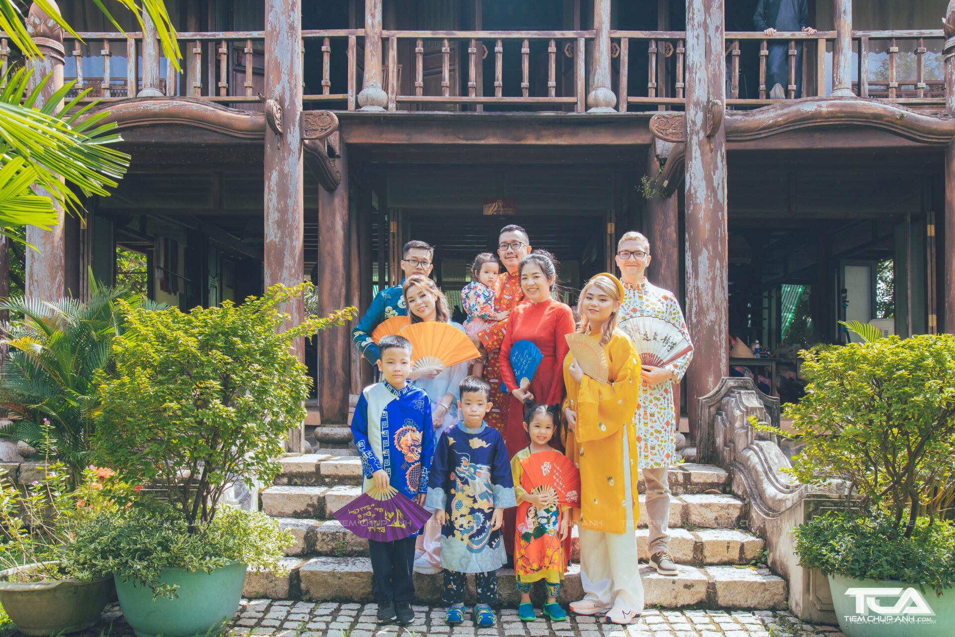 chụp ảnh tết gia đình