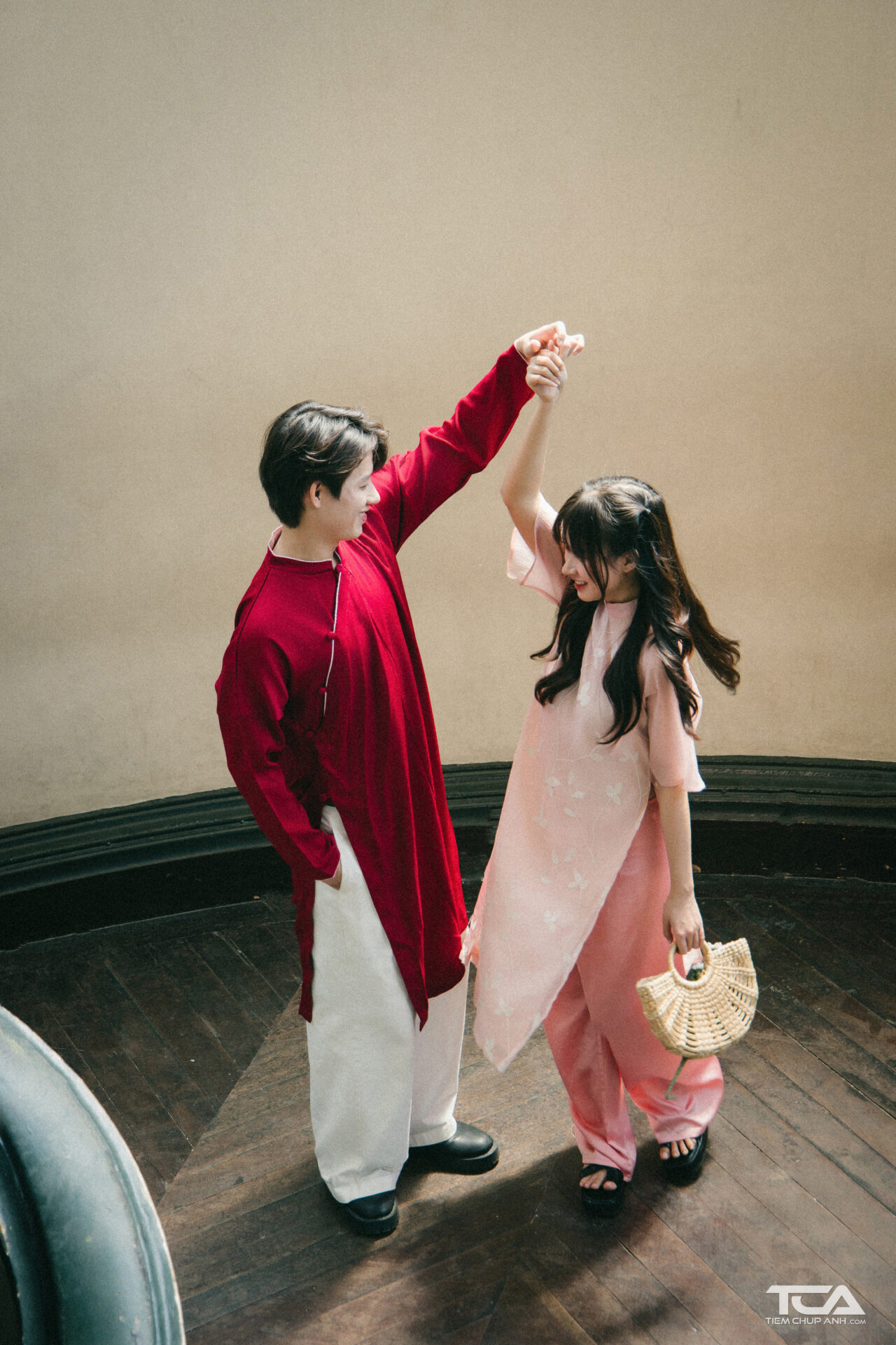 chụp ảnh tết đôi