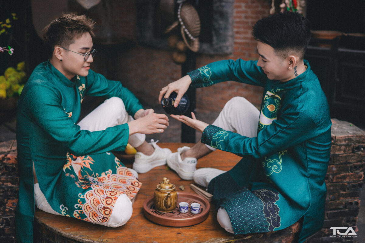 các kiểu cách tạo dáng chụp ảnh tết đẹp