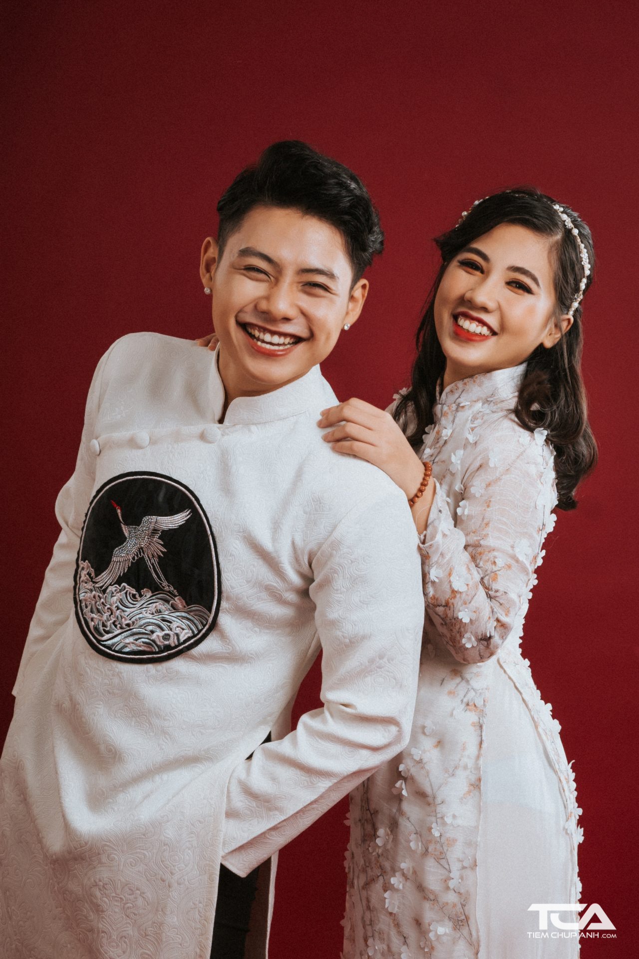 chụp couple tết