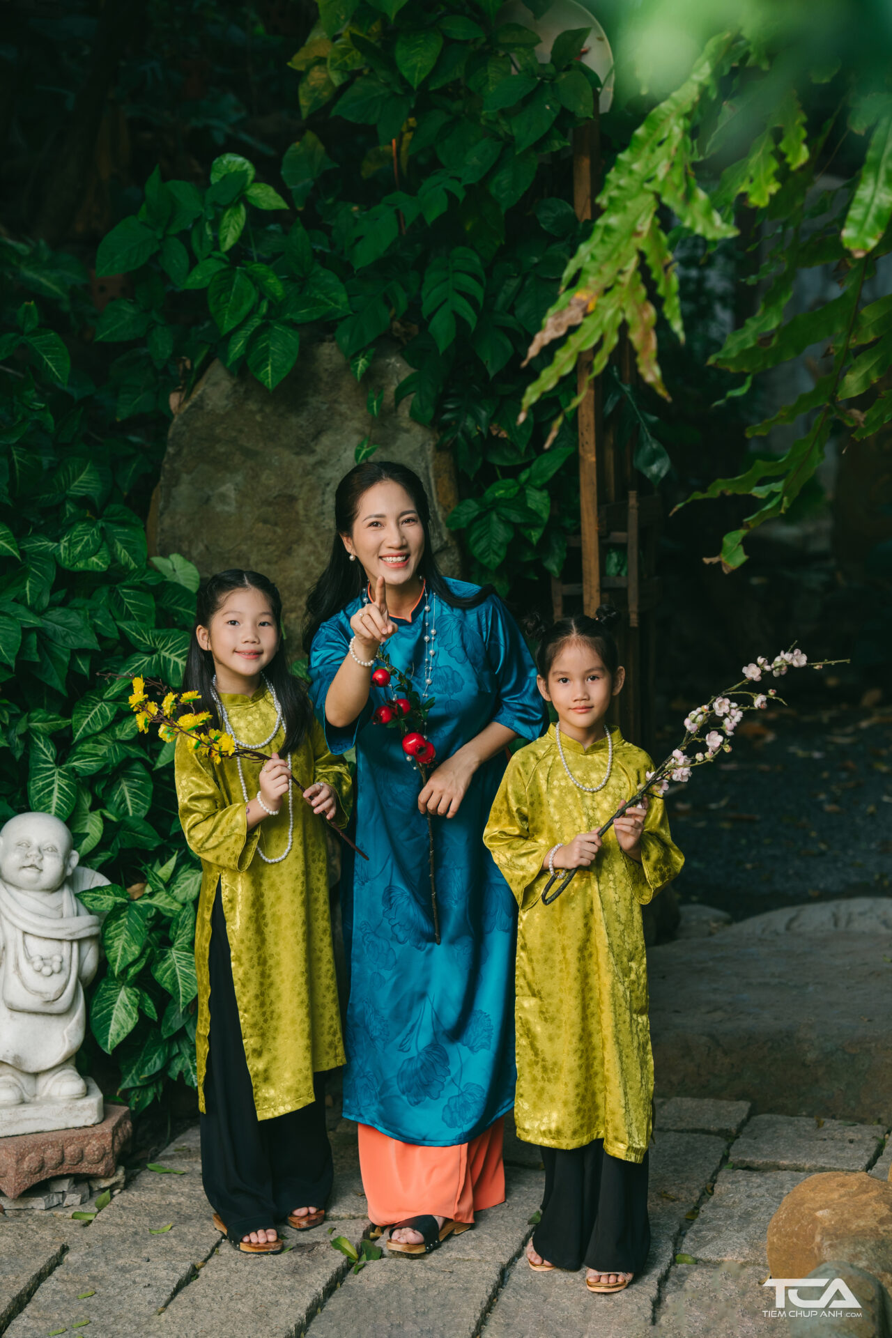 chụp ảnh tết gia đình
