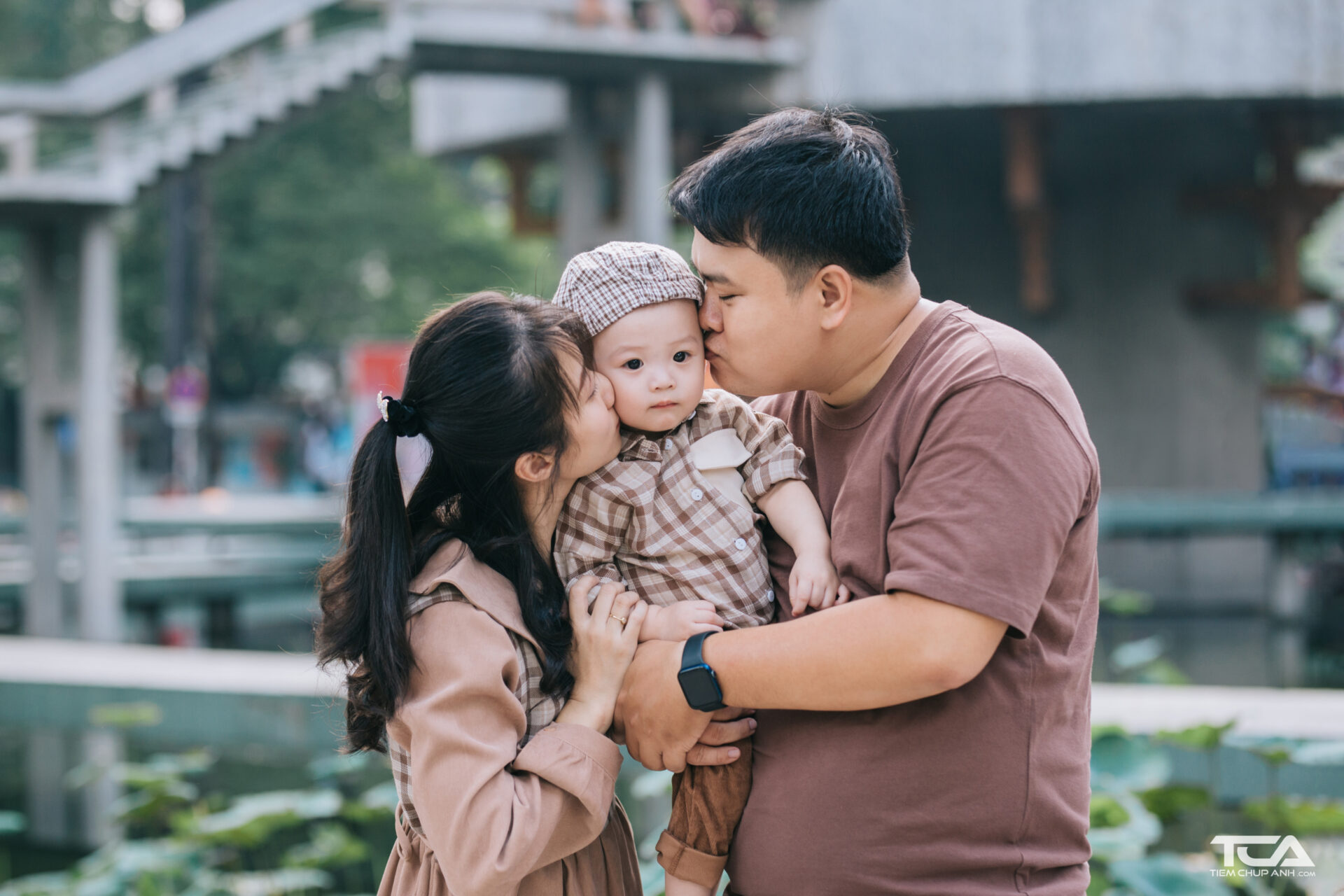 chụp ảnh gia đình tết