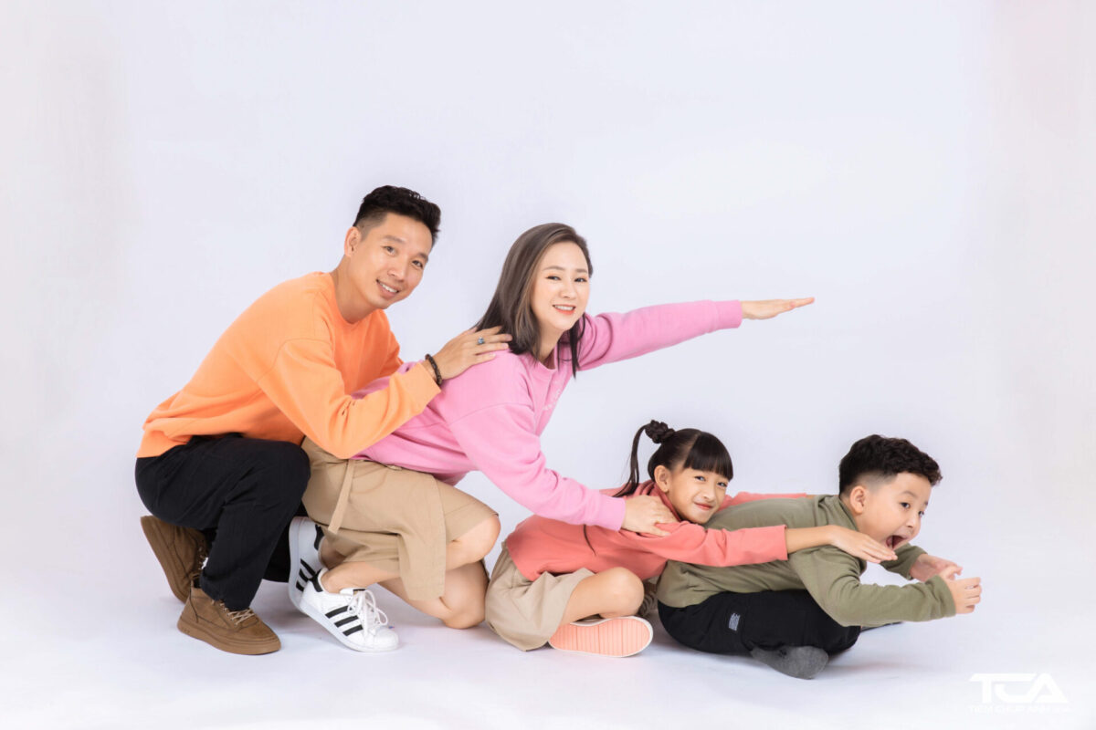 Những kiểu chụp ảnh gia đình đẹp