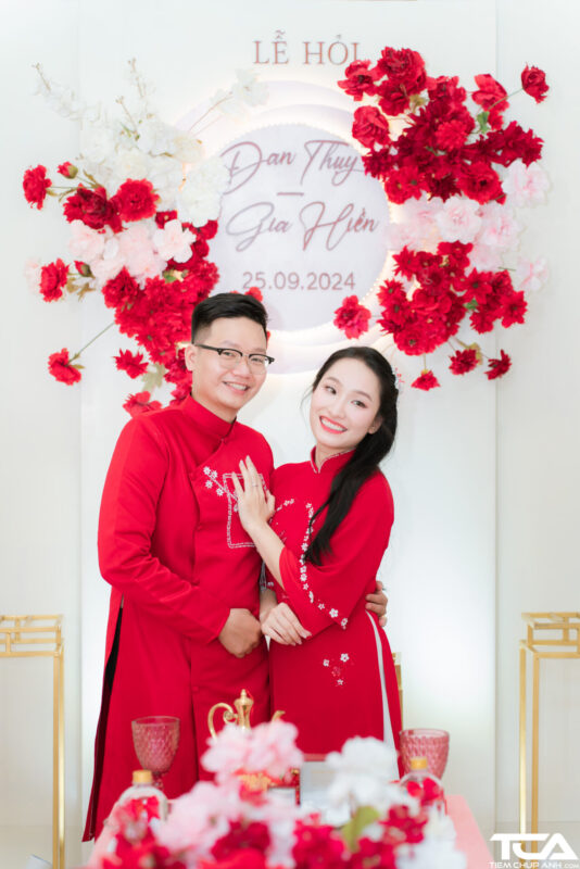 chụp ảnh lễ ăn hỏi