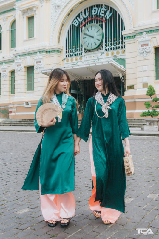 chụp ảnh áo dài cô ba sài gòn