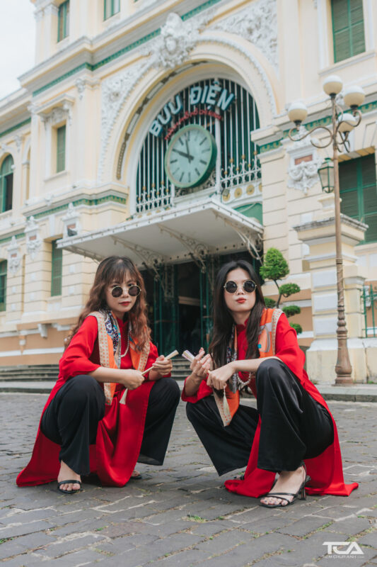 chụp ảnh cô ba sài gòn
