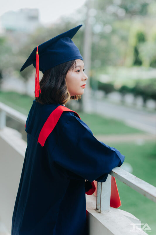 chụp ảnh cử nhân