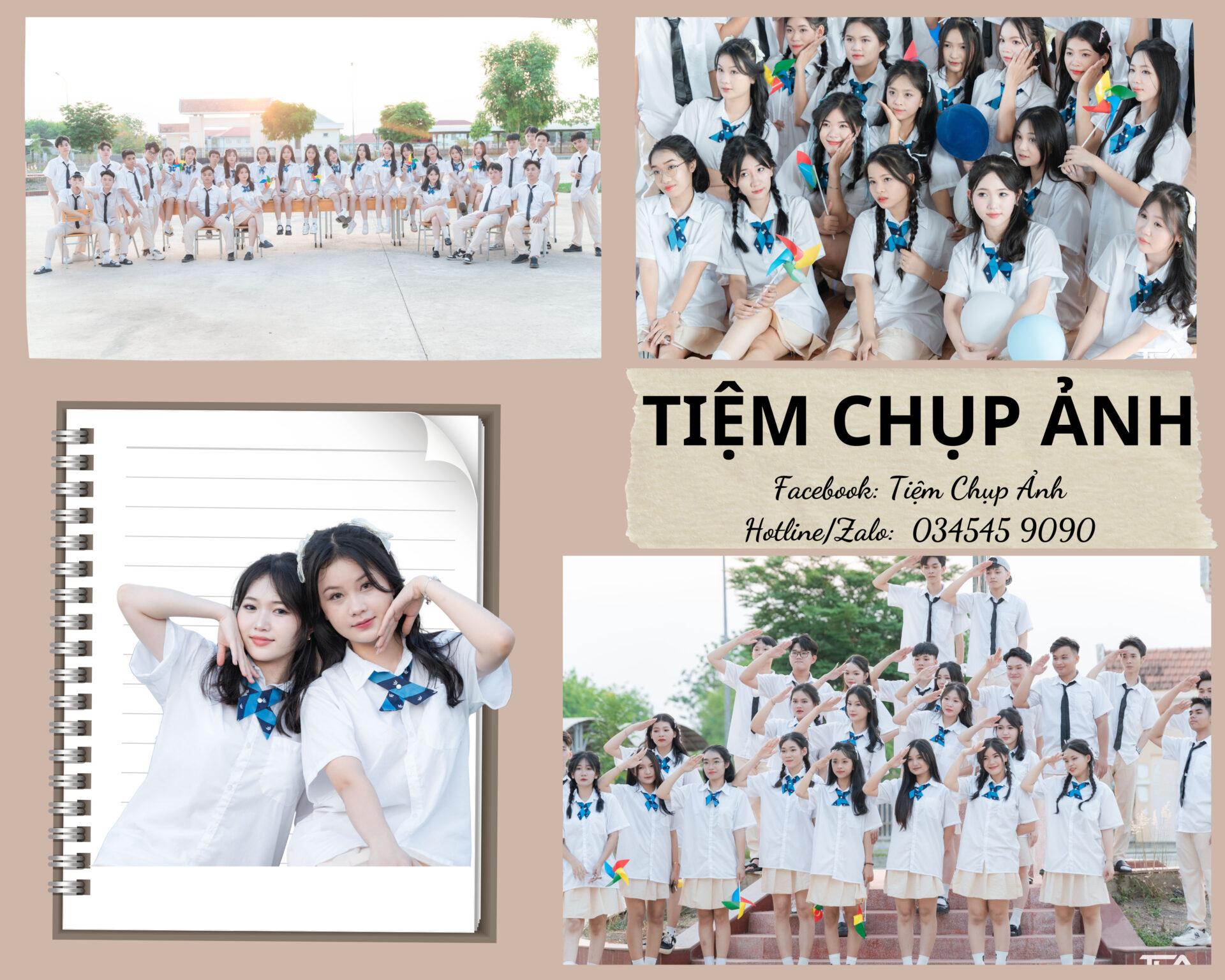 trang phục chụp ảnh kỷ yếu