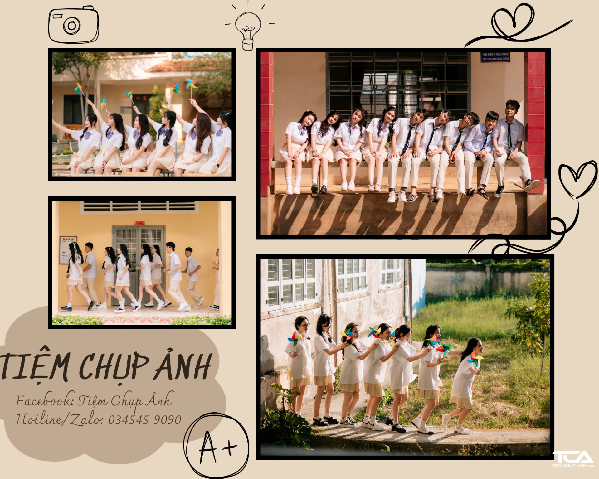 chụp ảnh kỷ yếu giá rẻ tại hà nội