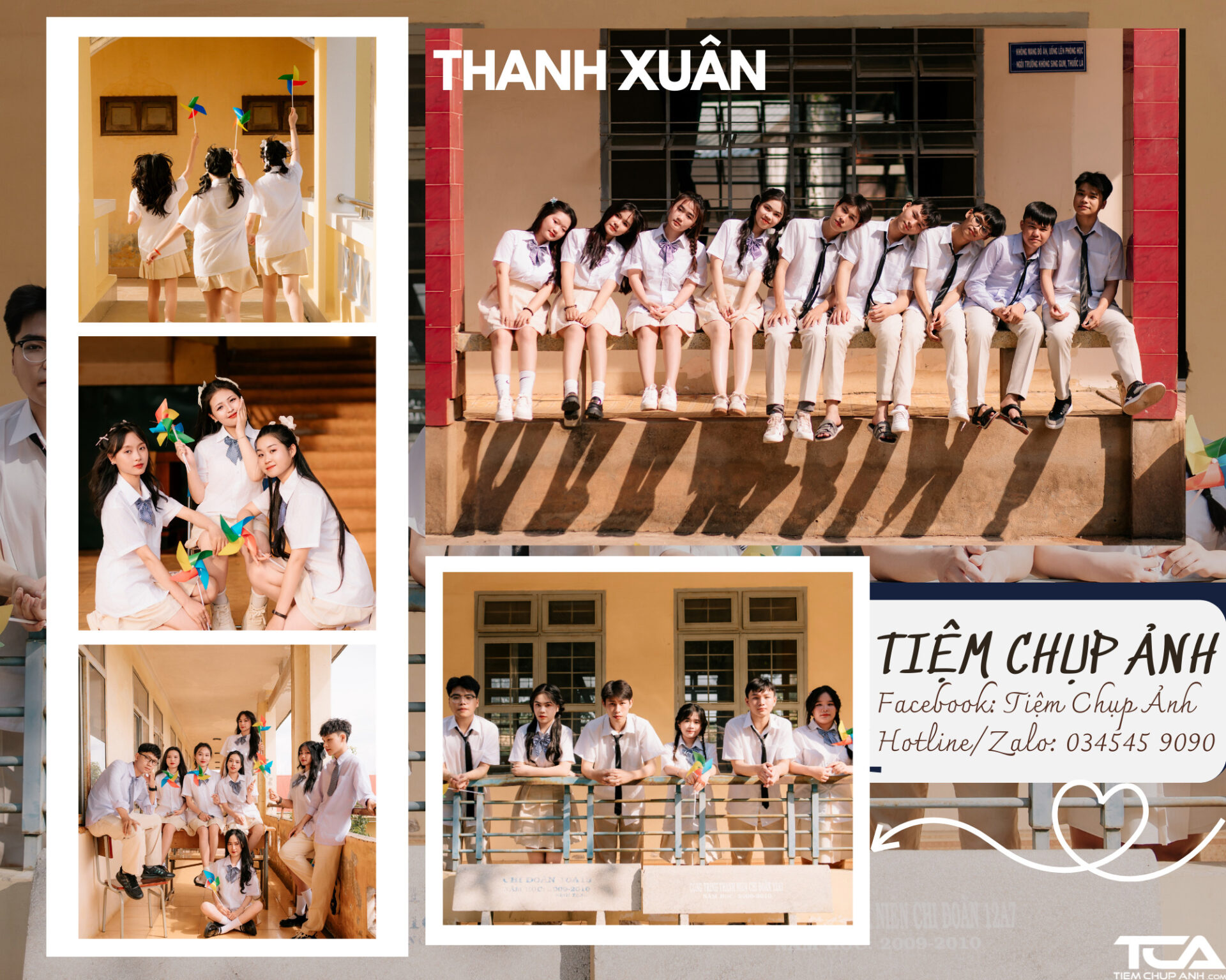 chụp kỷ yếu nhóm