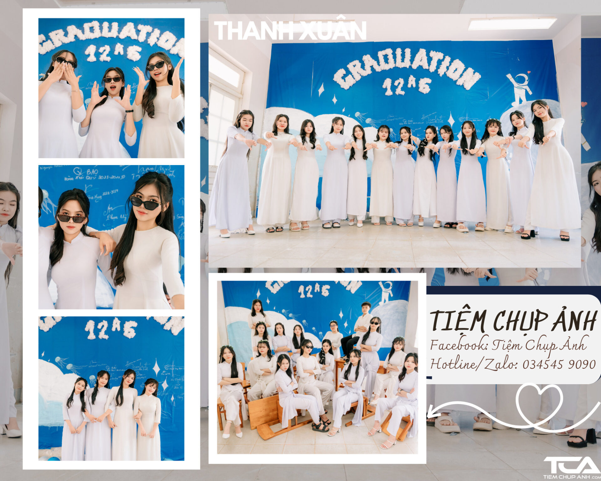 chụp ảnh kỷ yếu tập thể