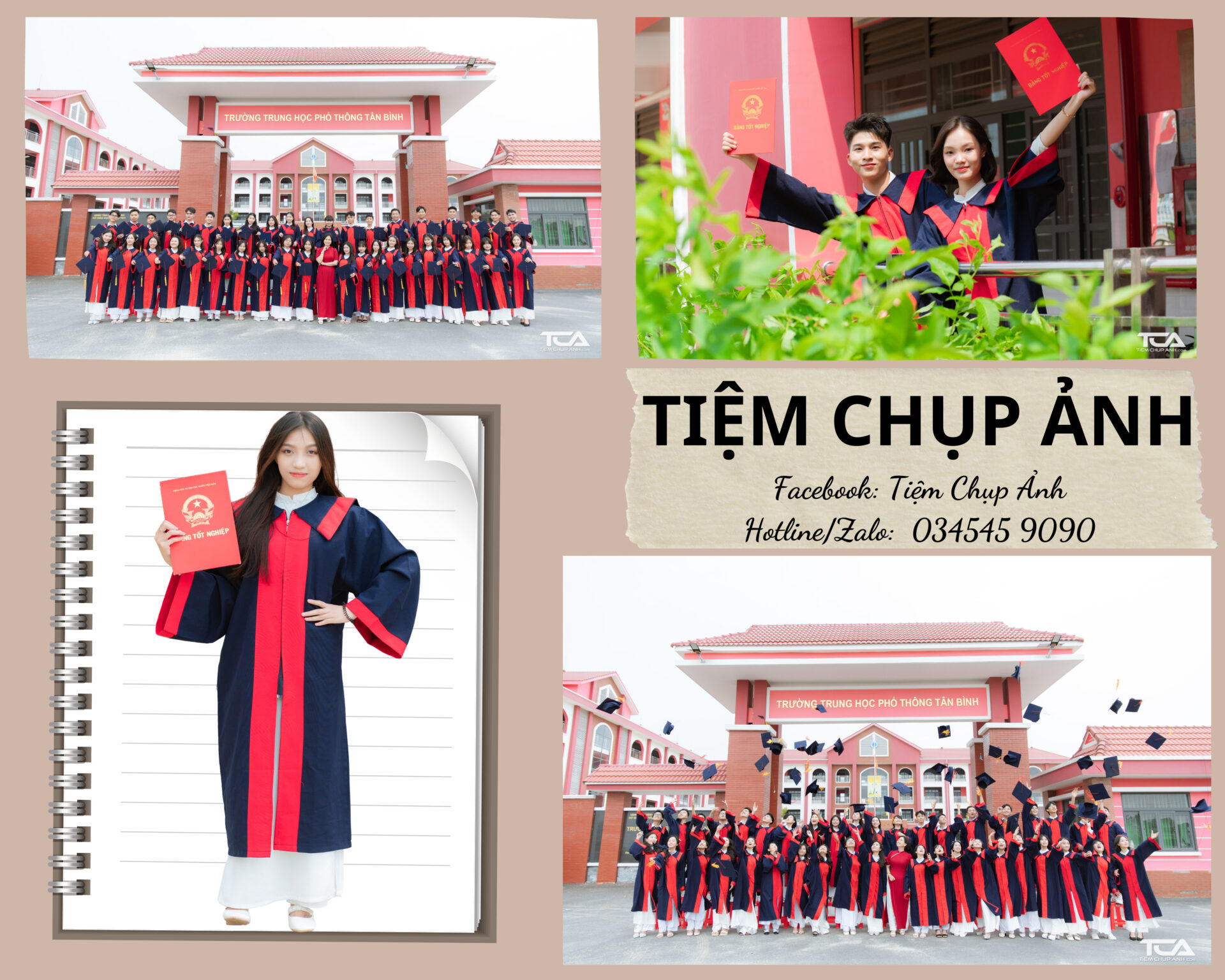 trang phục chụp kỷ yếu