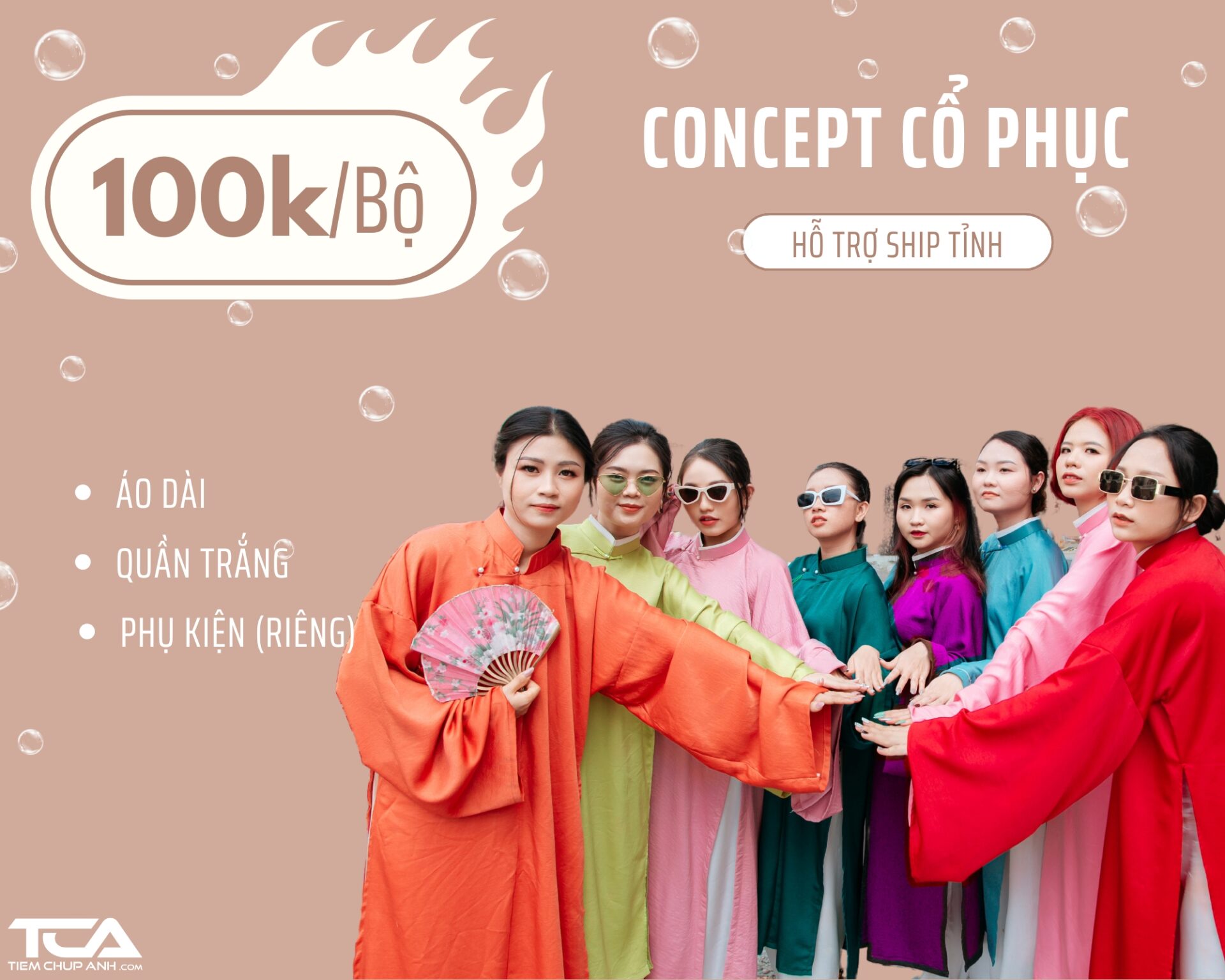 cho thuê trang phục kỷ yếu
