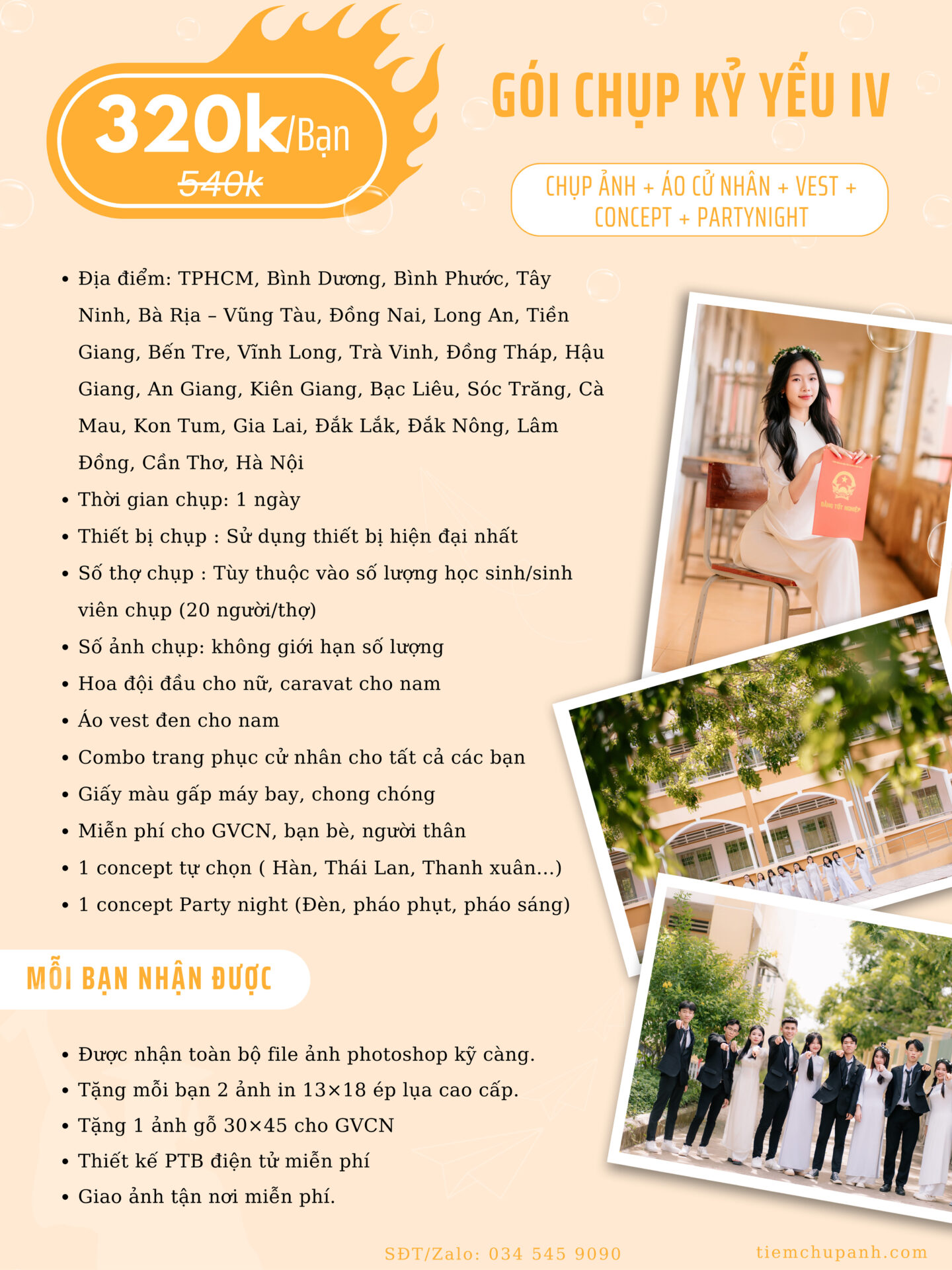 áo dài trắng kỷ yếu