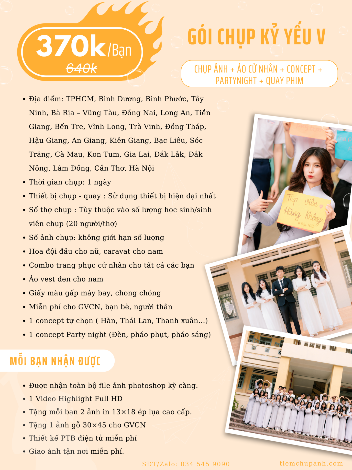 ảnh chụp kỷ yếu áo dài